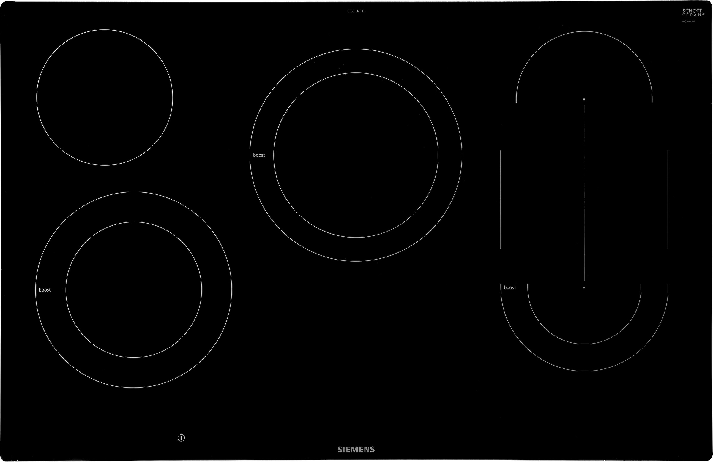 SIEMENS Elektro-Kochfeld von SCHOTT CERAN® »ET801LMP1D«