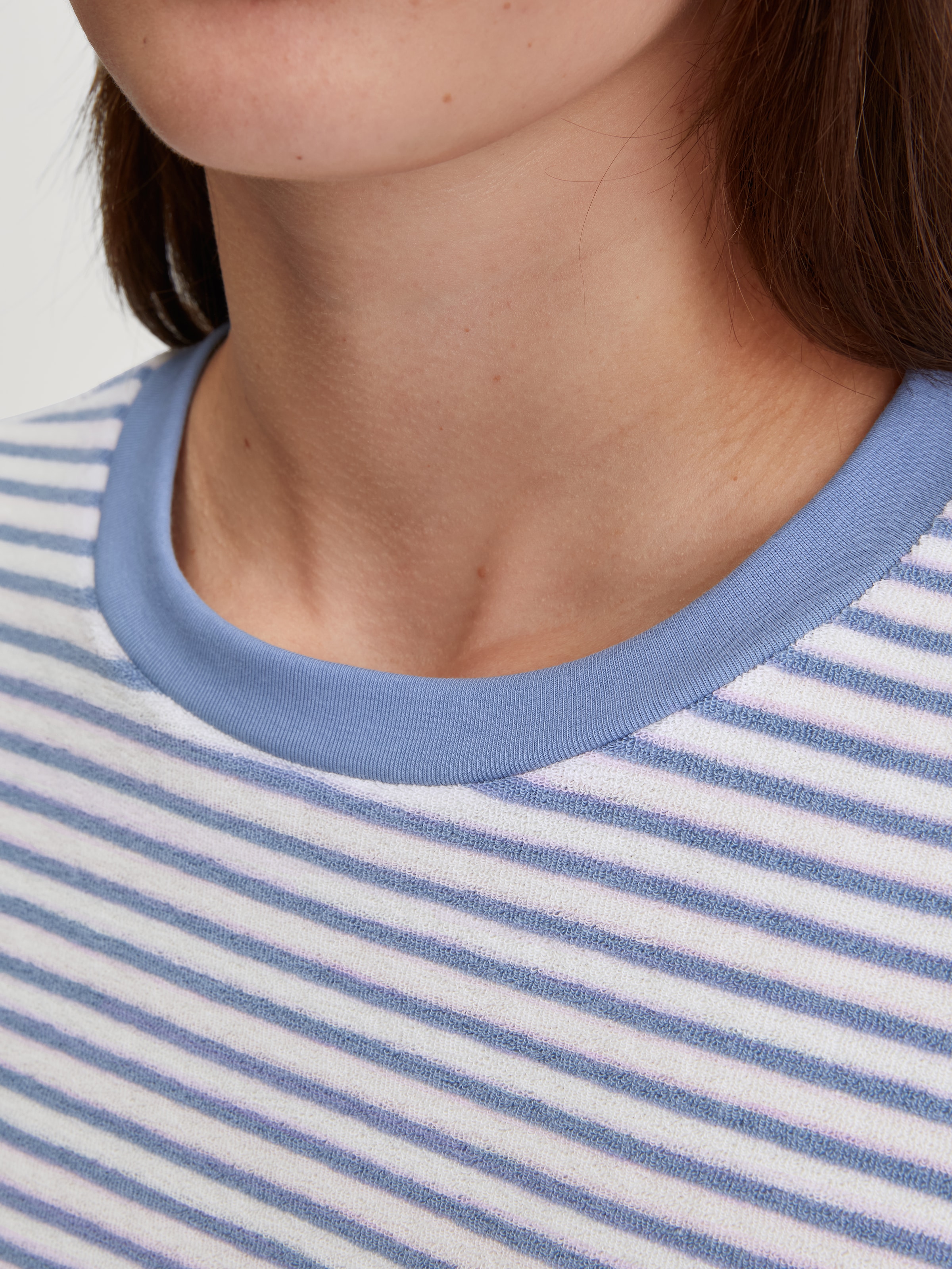 CALIDA Schlafanzug »Soft Dreams« 2 tlg. Ringel-Design, warm, weich, Frottee-Qualität, Cotton-Mix