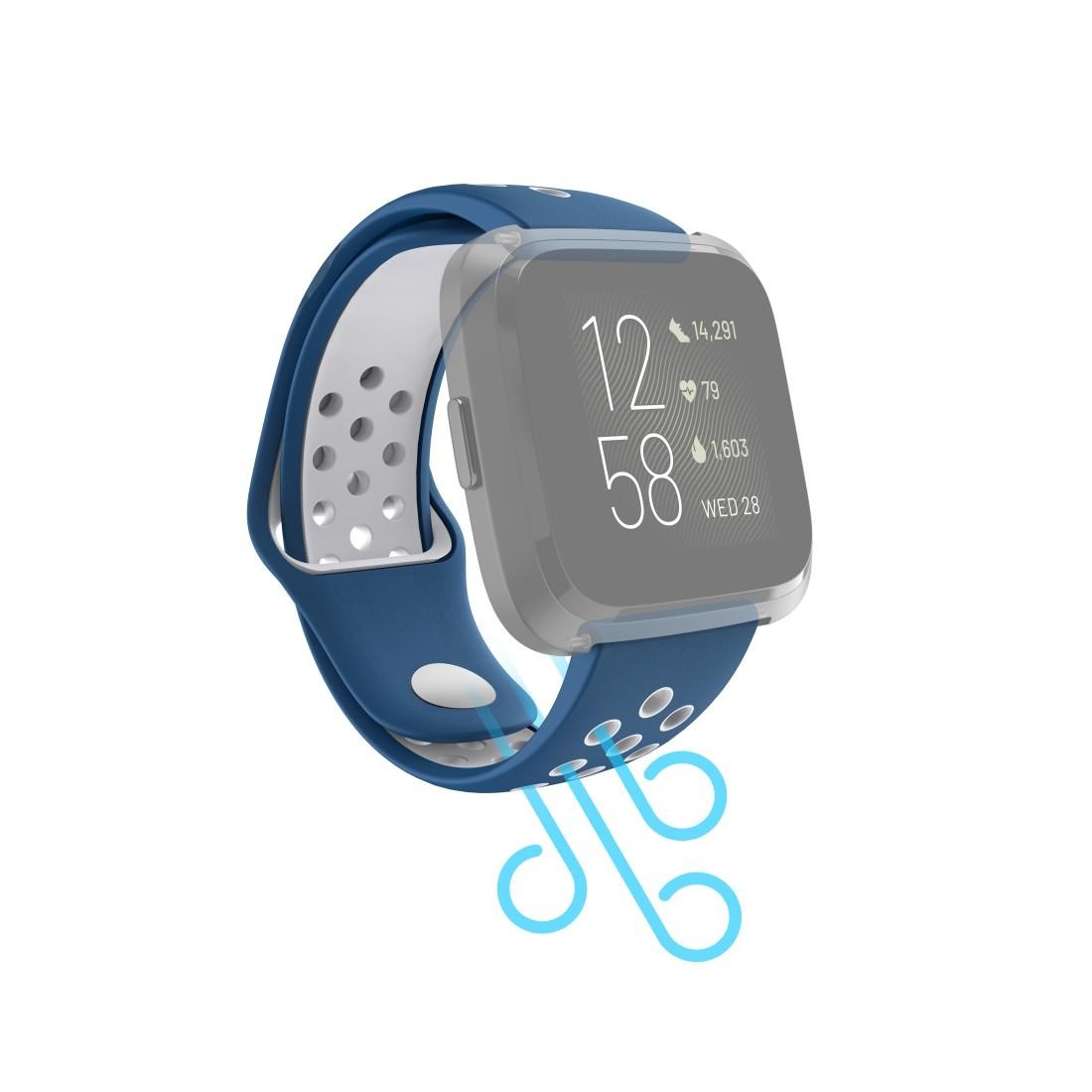 Hama Smartwatch-Armband »atmungsaktives Ersatzarmband Fitbit UNIVERSAL | 3 ➥ 2/Versa/Versa XXL Versa Garantie 22mm« Jahre Lite