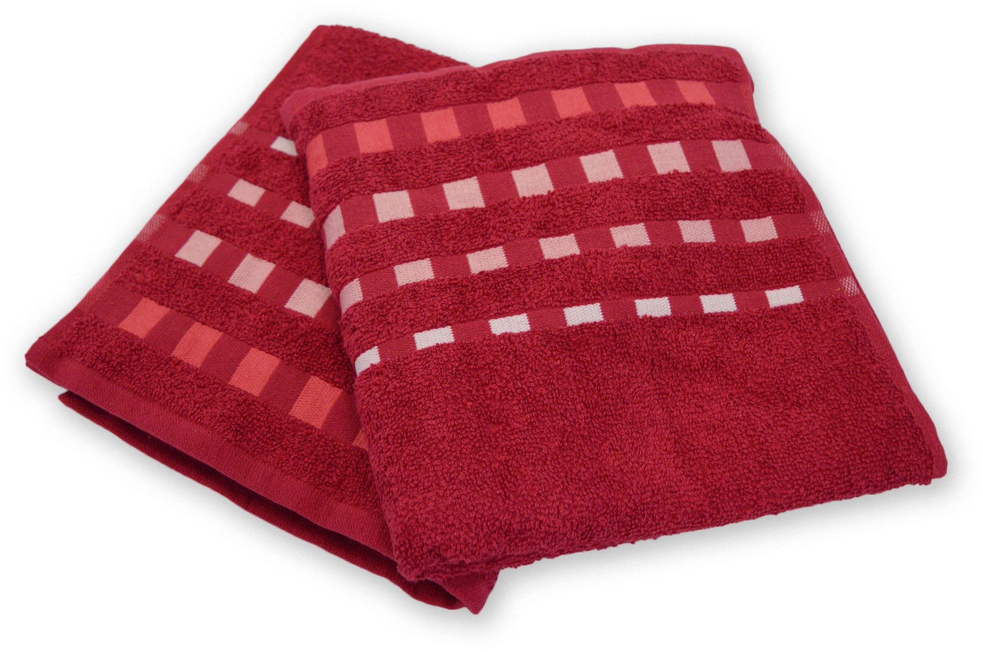 KiNZLER Handtuch »Kreta«, (1 St.), Uni Farben, mit Bordüre, angenehm weich  und flauschig, 100% Baumwolle