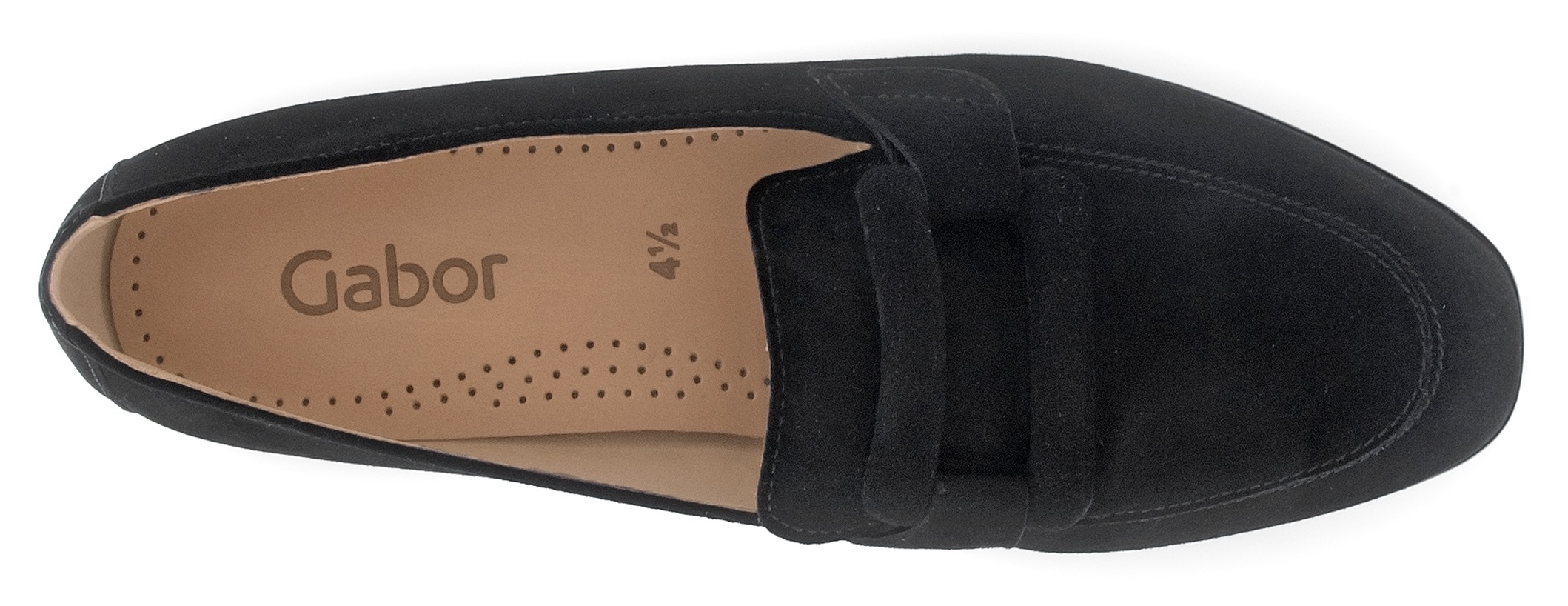 Gabor Slipper, Businessschuh, Halbschuh, Schlupfschuh mit bezogener Zierschnalle