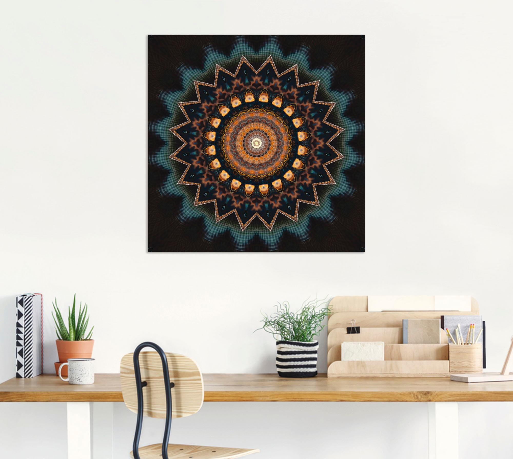 Artland Wandbild »Mandala kosmisches Bewusstsein«, Muster, (1 St.), als Alubild, Outdoorbild, Leinwandbild, Poster, Wandaufkleber
