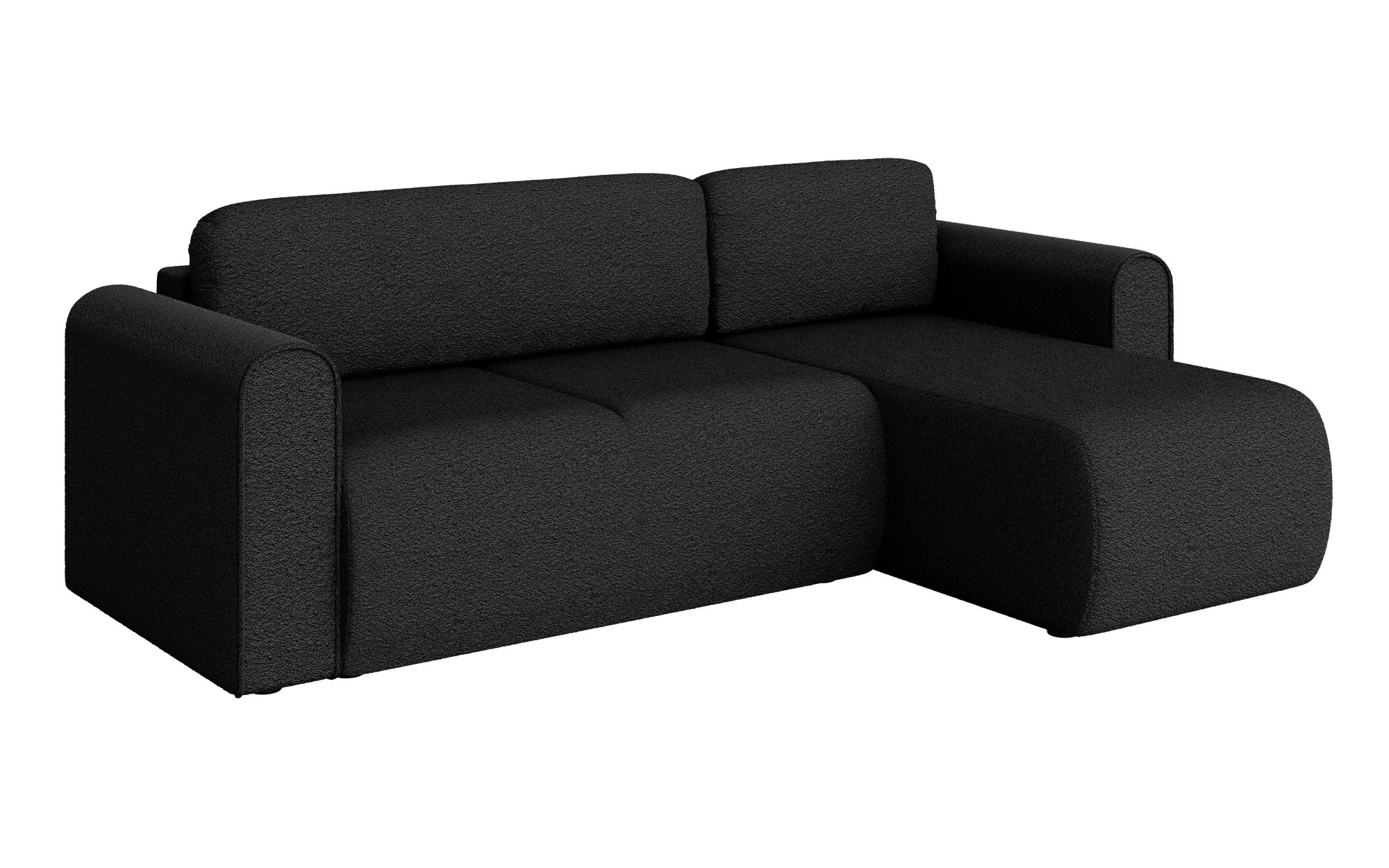 INOSIGN Ecksofa »Zacharia wahlweise Schlafsofa mit Bettkasten, B/T/H 250/166/86 cm«, L-Form mit Wellenunterfederung, Recamiere beidseitig montierbar