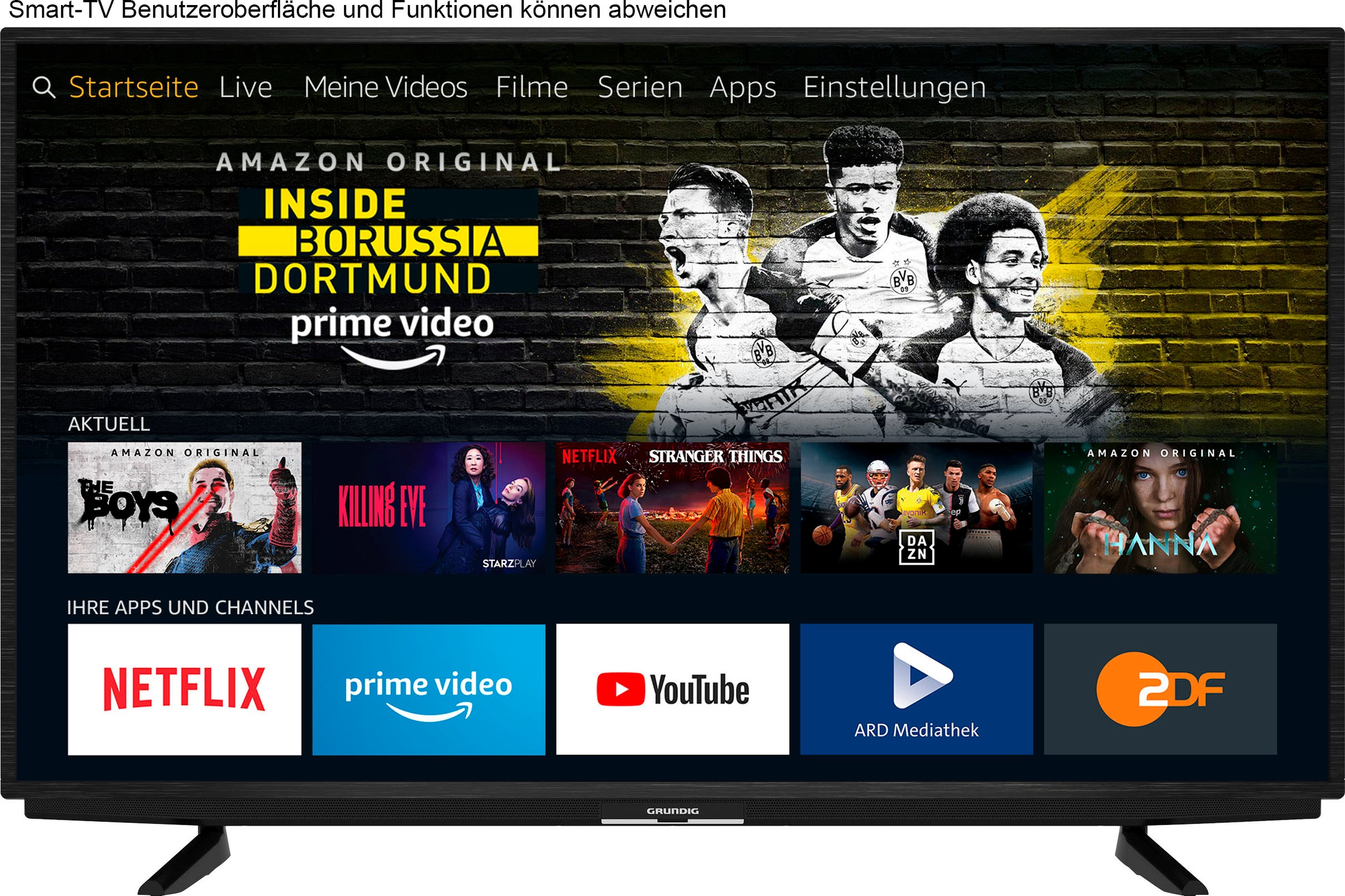 Grundig 65 Voe 71 Fire Tv Edition Led Fernseher 164 Cm 65 Zoll 4k Ultra Hd Smart Tv 3 Jahre Xxl Garantie Universal
