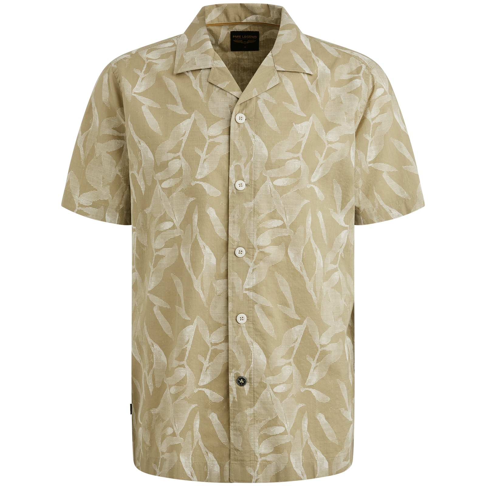 PME LEGEND Kurzarmhemd »Short Sleeve Shirt Print On Ctn Slub«, mit floralem Muster