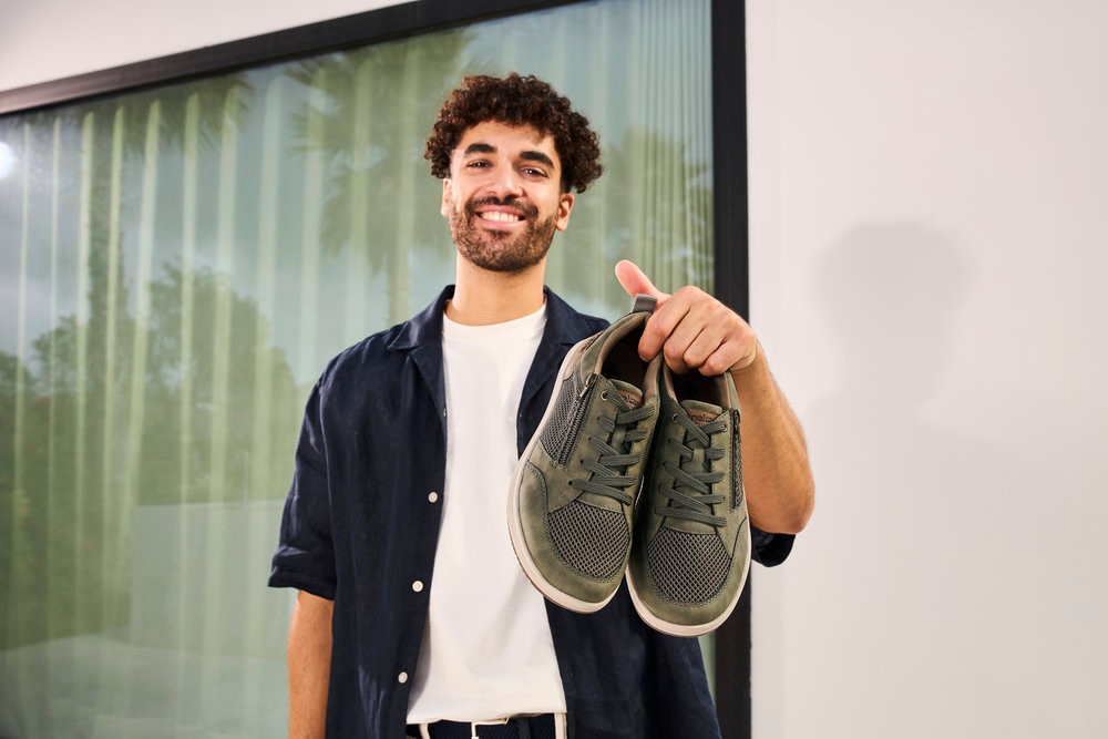 Rieker Sneaker, Halbschuh, Freizeitschuh, Schnürschuh mit seitlichem Reißverschluss
