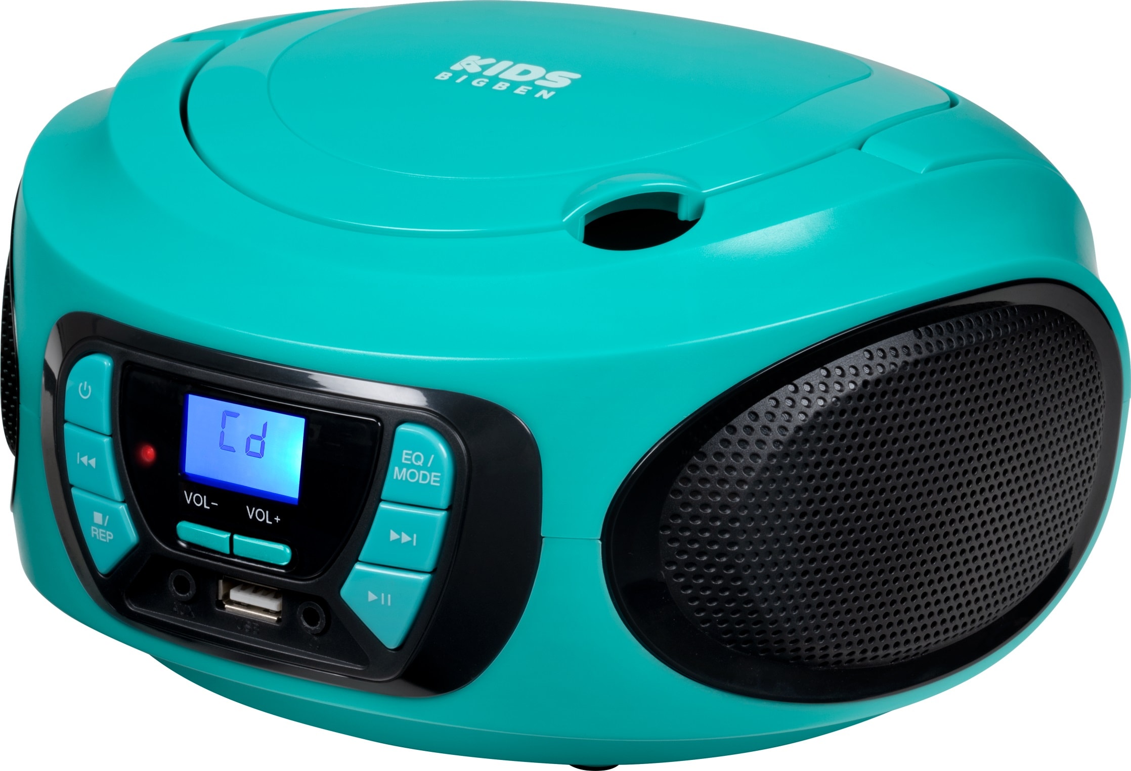 BigBen CD-Radiorecorder »Kids Tragbares CD/Radio AU387315 USB/BT blau«, (Bluetooth FM-Tuner)