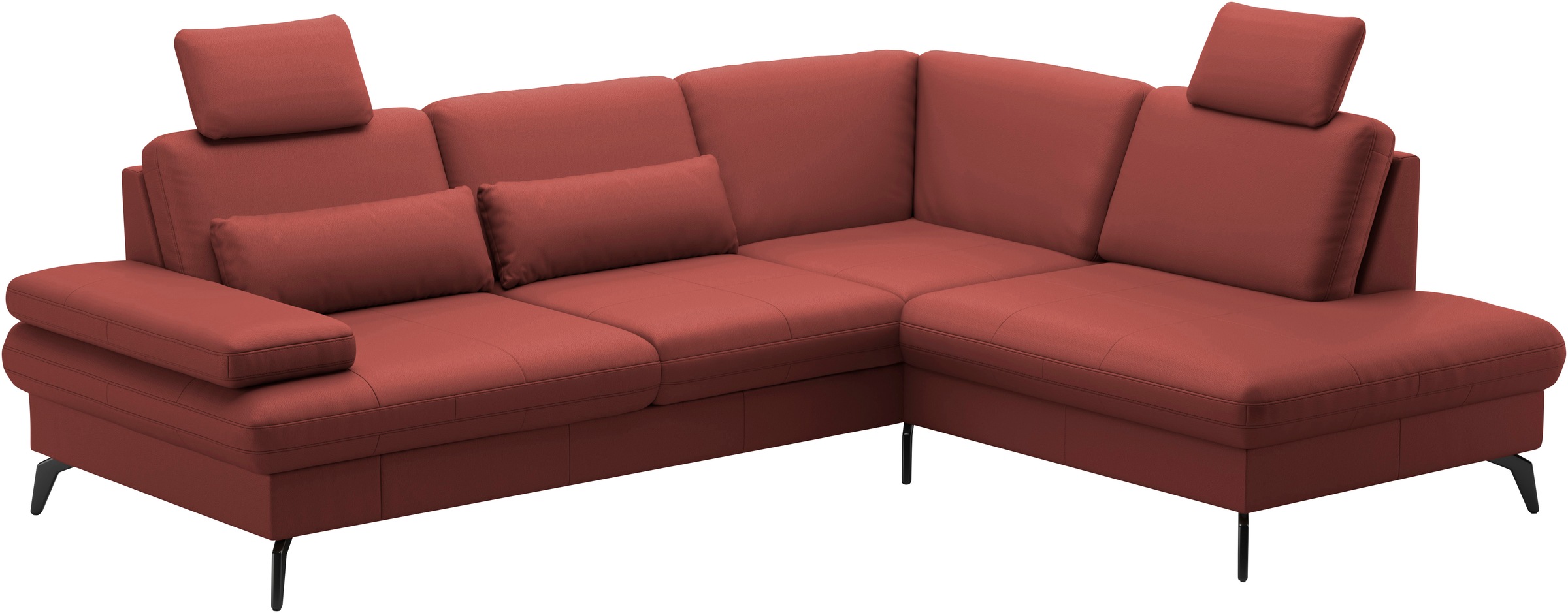 sit&more Ecksofa »Morris L-Form, inkl. Sitztiefenverstellung«, wahlweise mit Armteilverstellung, Bettfunktion & Bettkasten