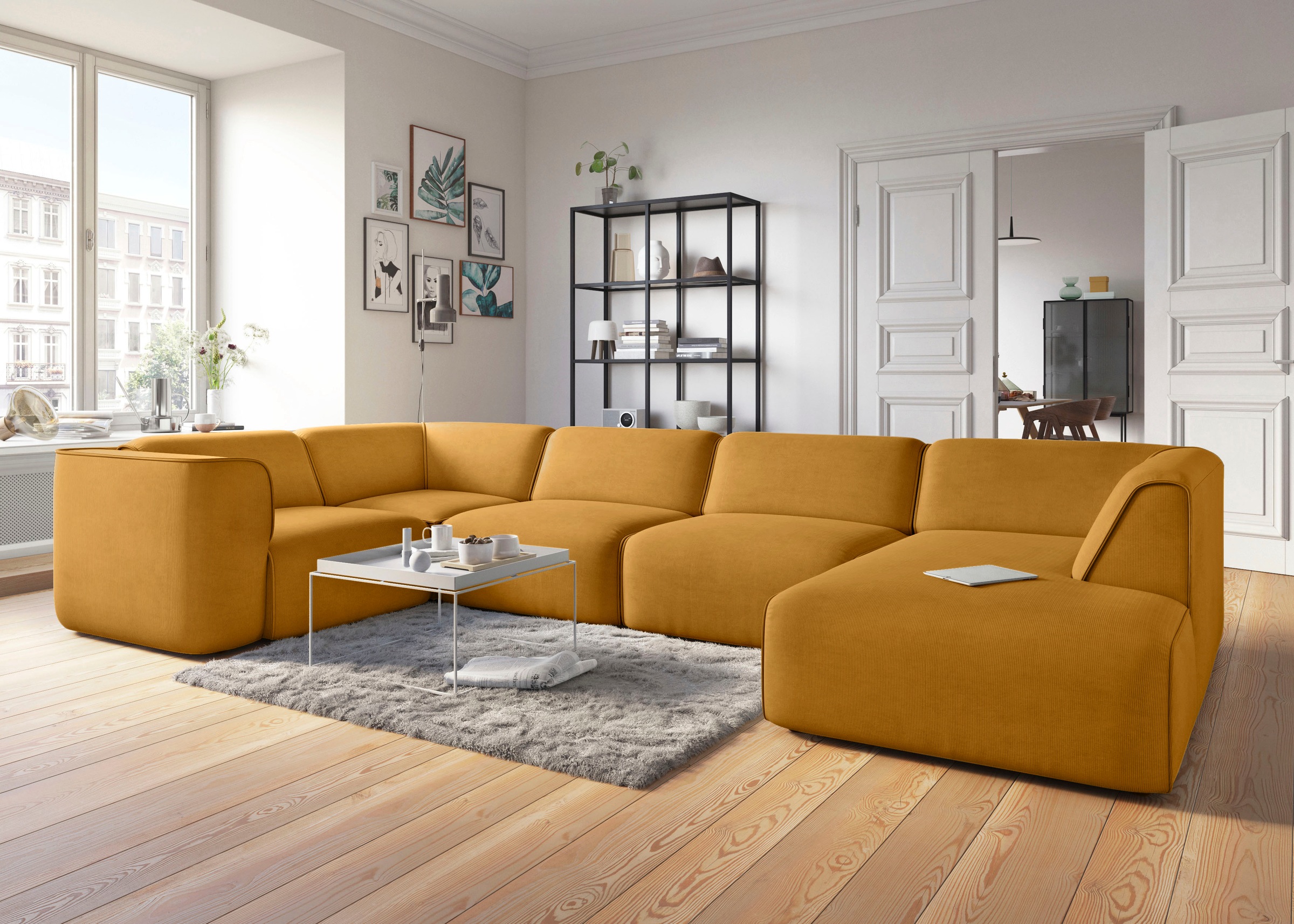 COUCH♥ Wohnlandschaft »Fettes Polster«, Modulsofa Set, Module einzeln für individuelle... kaufen