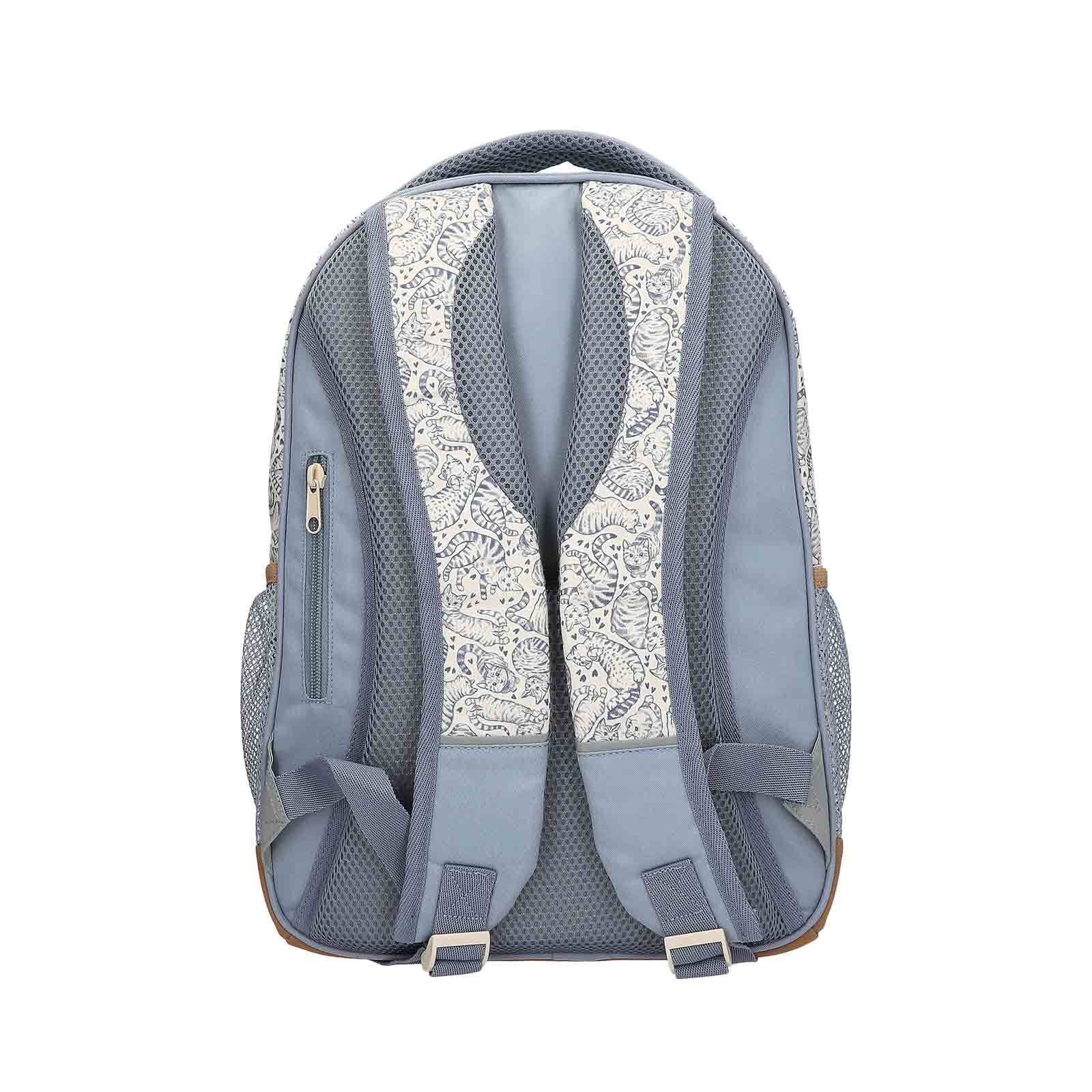 Depesche Rucksack »Schulrucksack TEAM TEDDY TOPModel 21 x 34 x 44 cm blau-beige«