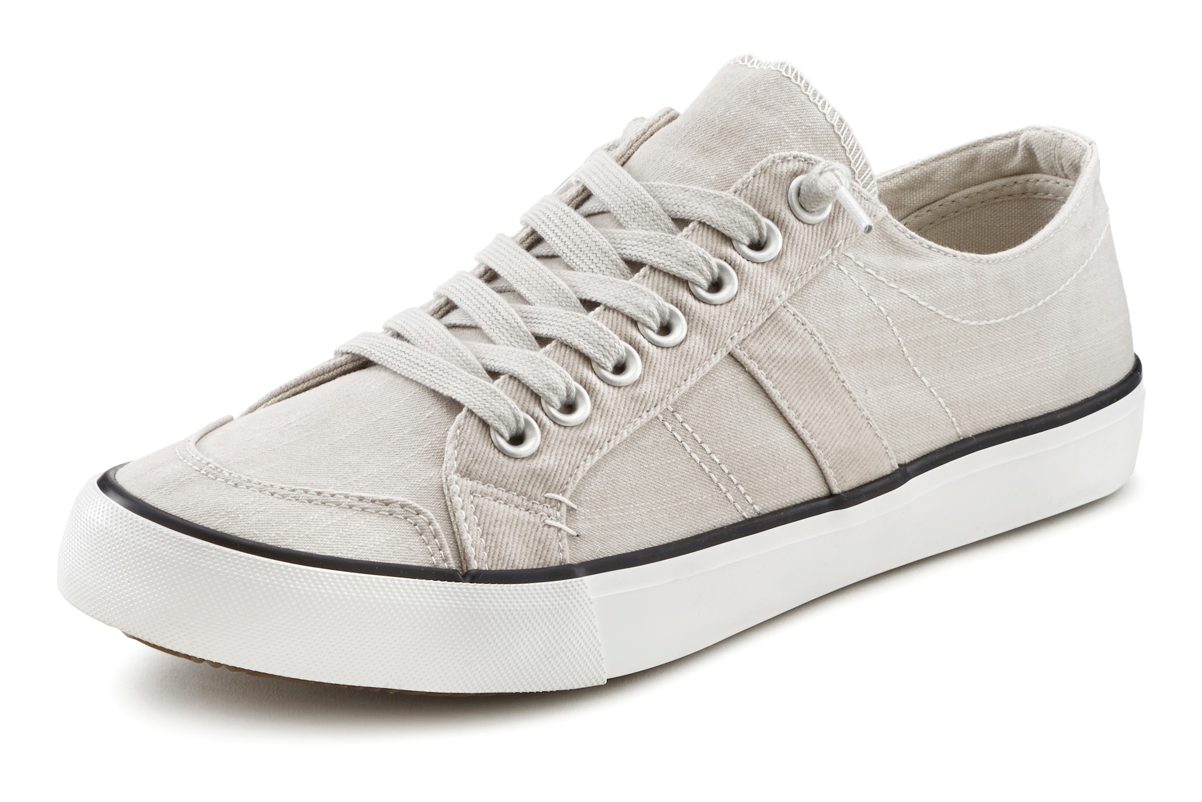 AUTHENTIC LE JOGGER Sneaker »Schnürhalbschuh«, Schnürschuh, Halbschuhe, Freizeitschuhe, Slipper aus Canvas VEGAN