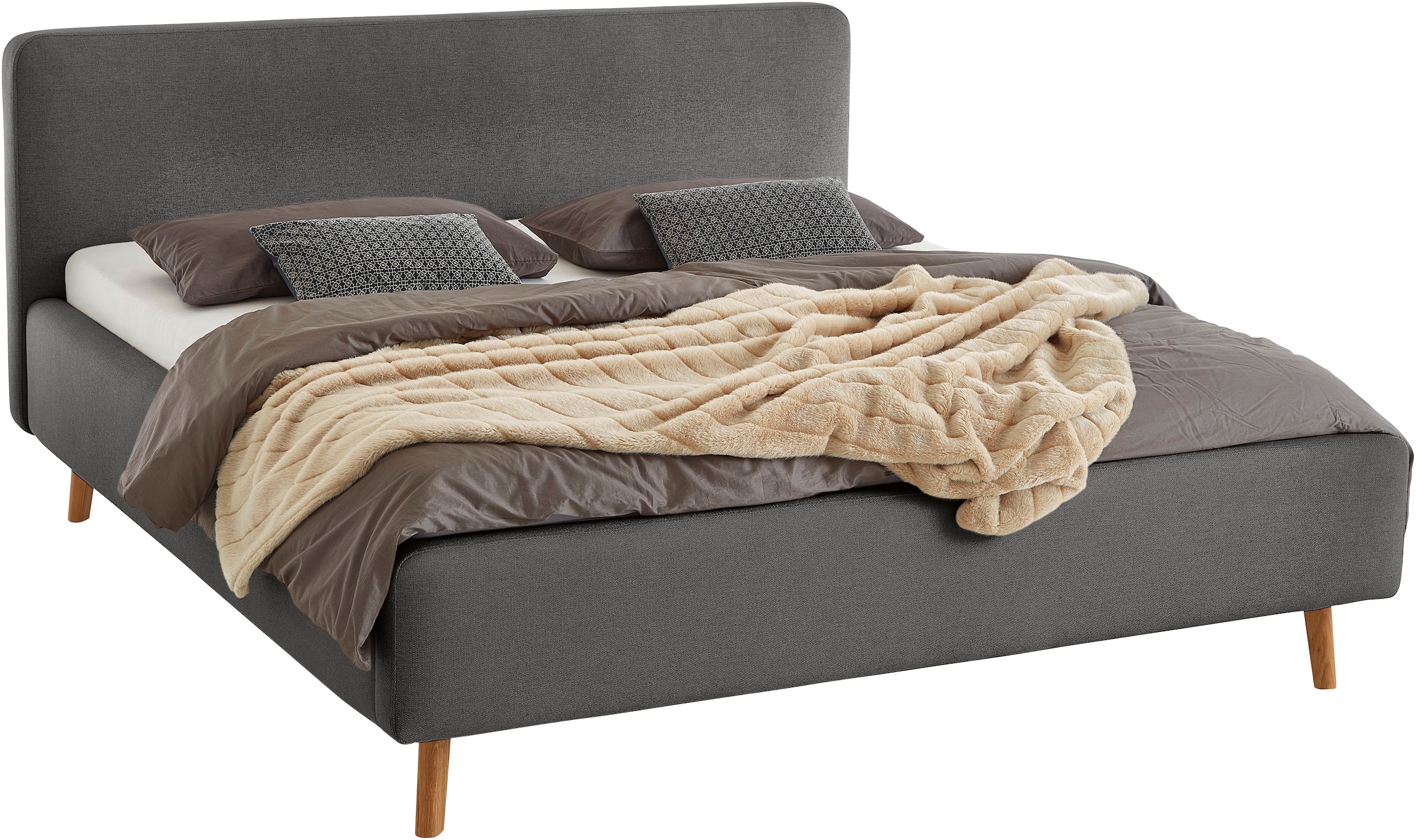 meise.möbel Polsterbett »Mattis« Topseller, wahlweise mit Bettkasten