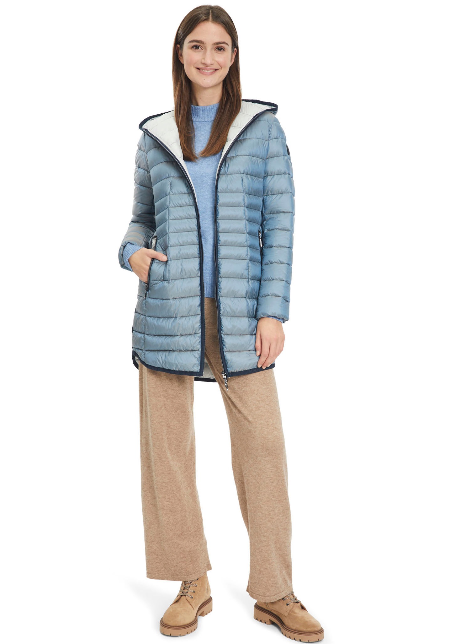 Gil Bret Steppjacke, mit Kapuze, mit Kapuze