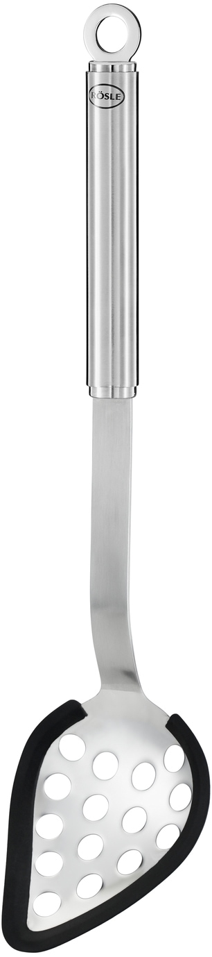 RÖSLE Seihlöffel, (1 tlg.), Schöpflöffel mit Aufhängeöse, Edelstahl 18/10, spülmaschinengeeignet