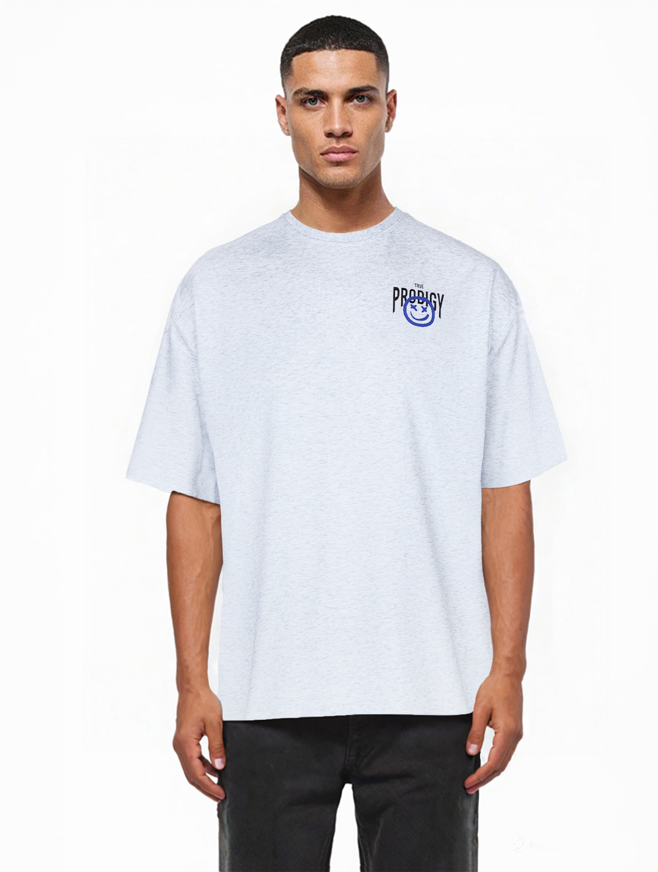 trueprodigy Oversize-Shirt »Hajin Logo Print Oversized Rundhals«