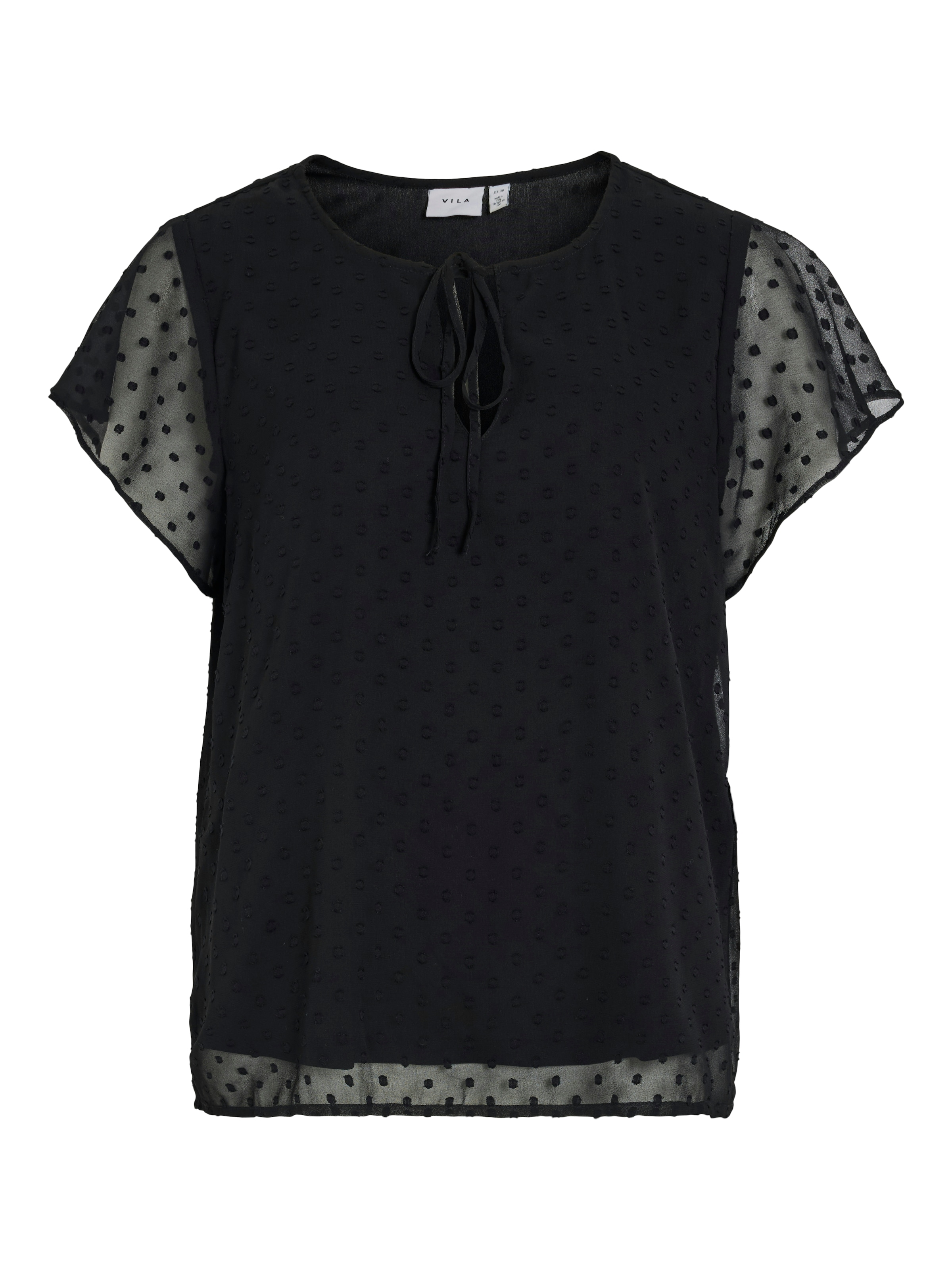 Vila Kurzarmshirt »VIEDEE C/S V-NECK TOP - NOOS«