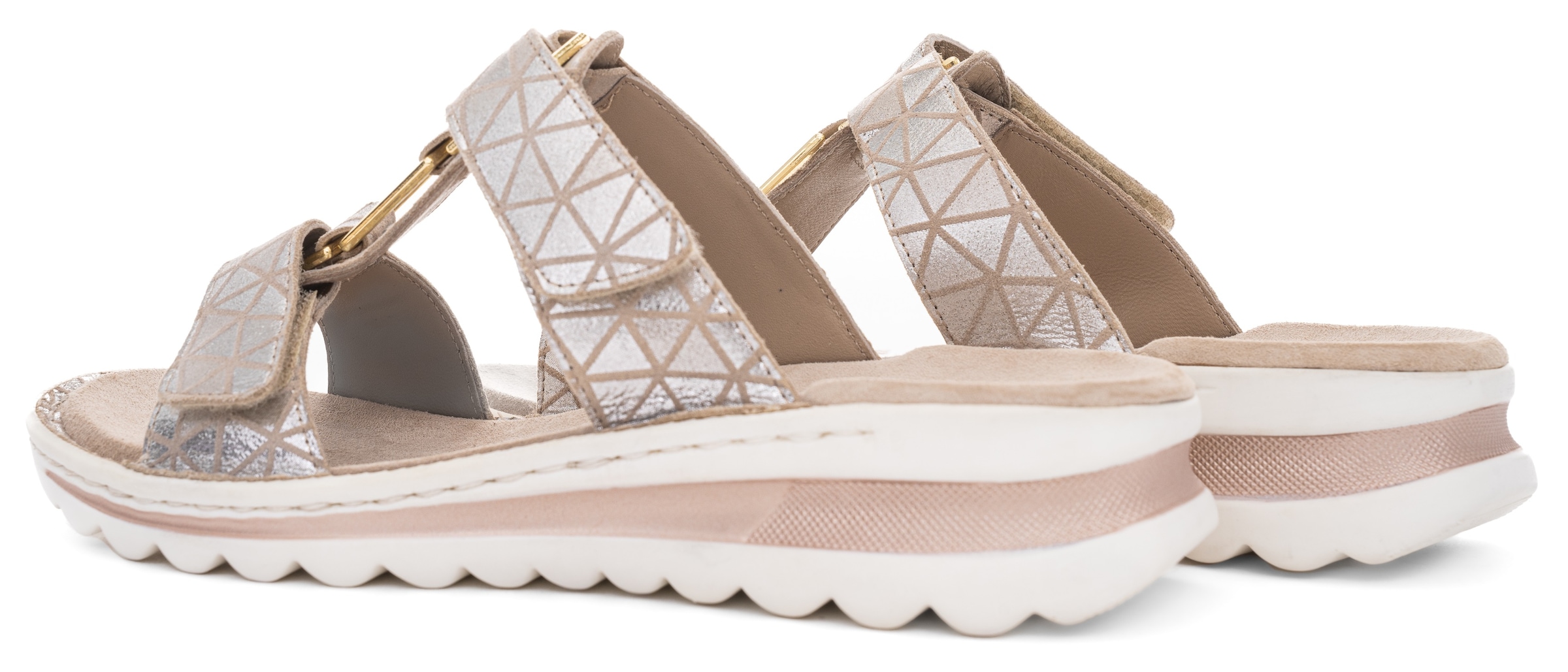 Ara Pantolette »TAMPA«, Keilabsatz, Sommerschuh, Schlappen mit Schmuckelement, G-Weite