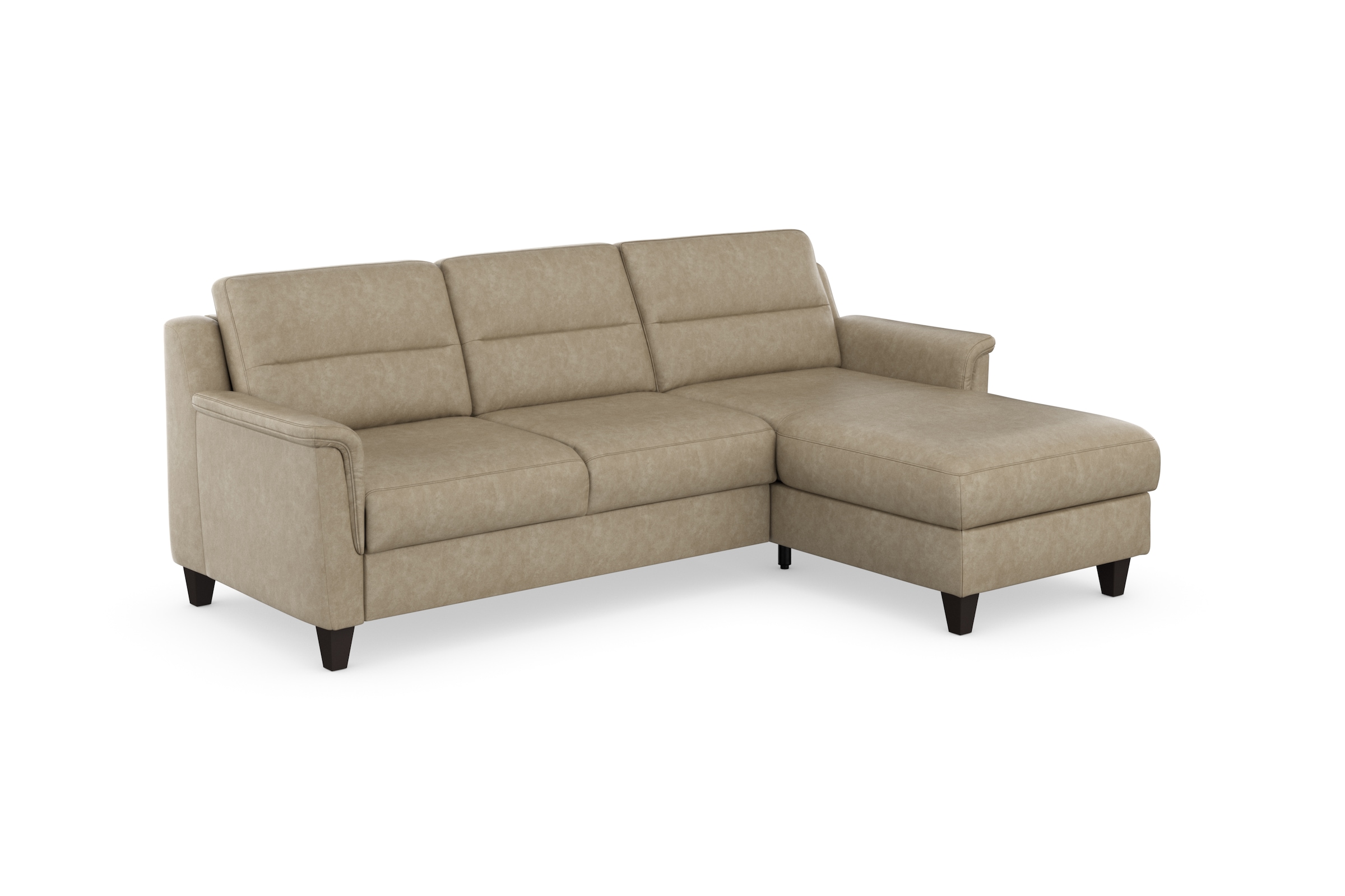 sit&more Ecksofa »Farö L-Form«, inklusive Federkern, wahlweise mit Bettfunktion und Bettkasten