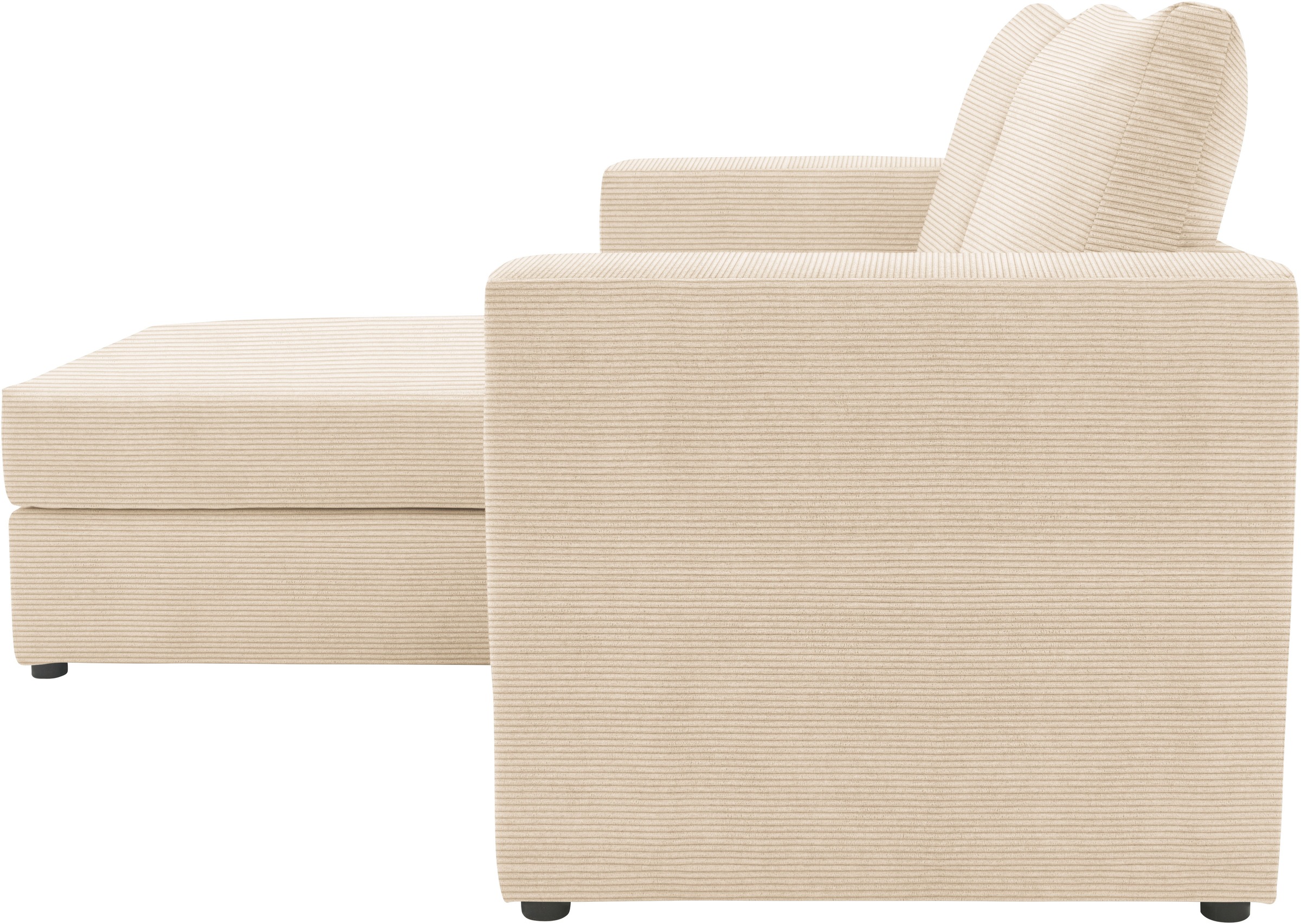 DOMO collection 2-Sitzer »800015, als Sitzmöbel oder Schlafgelegenheit nutzbar, Schlafsofa«, Sitzfläche mit Federkern, inkl. 2 Rückenkissen