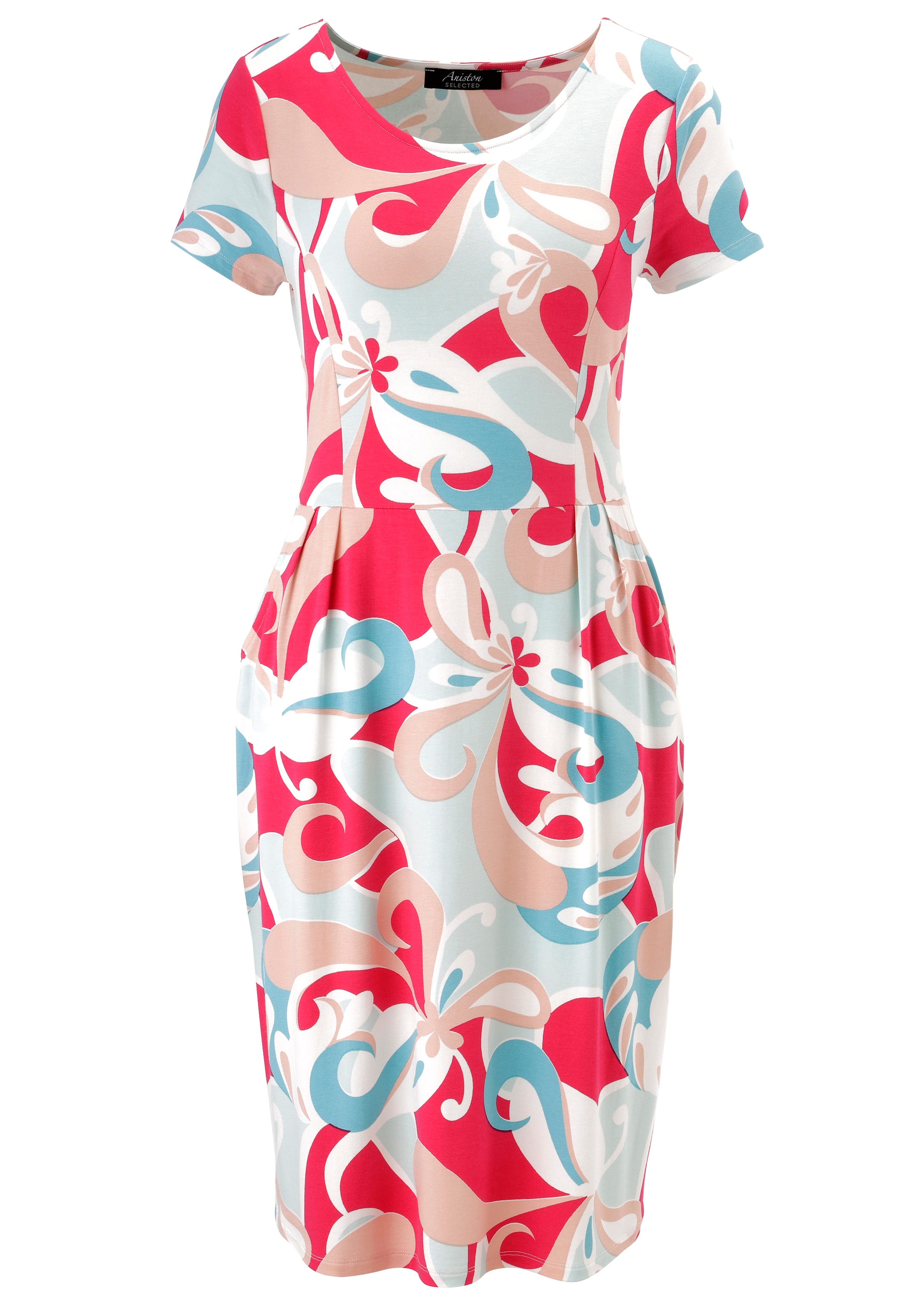 Aniston SELECTED Shirtkleid Eingrifftaschen mit zwei Eingriffstaschen - NEUE KOLLEKTION