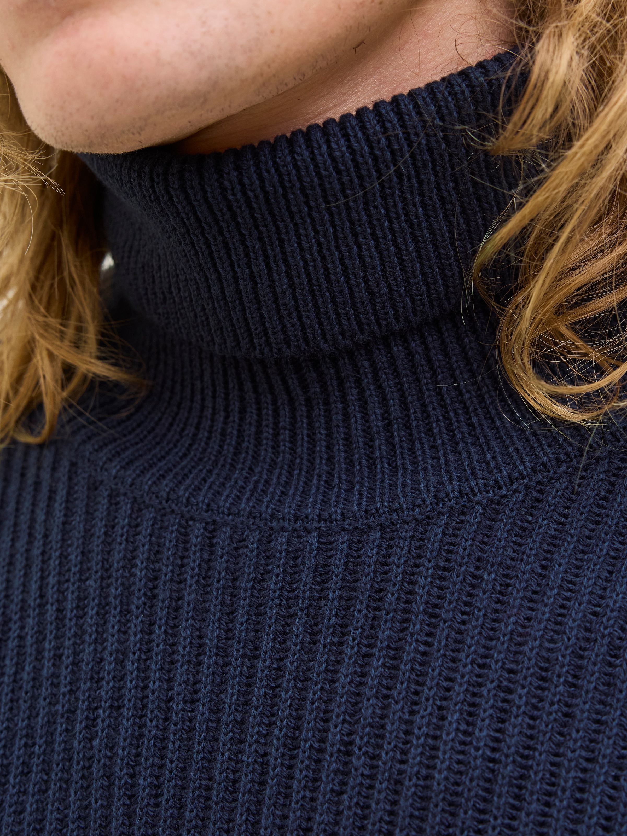 Jack & Jones Rollkragenpullover »JJPANNEL KNIT ROLL NECK AW25«
