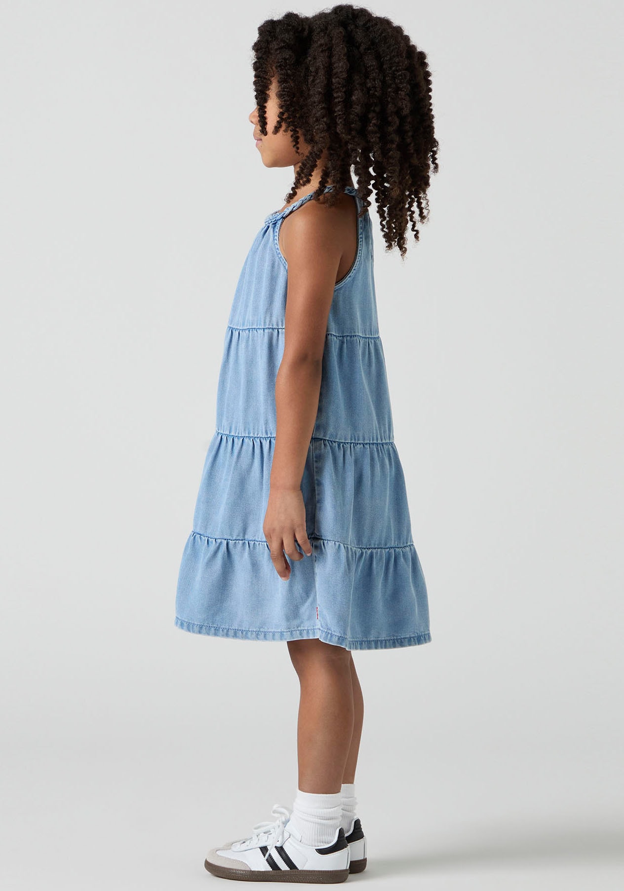 Levi's® Kids Neckholderkleid »LVG HALTER TIERED DRESS« mit horizontalen Nähten