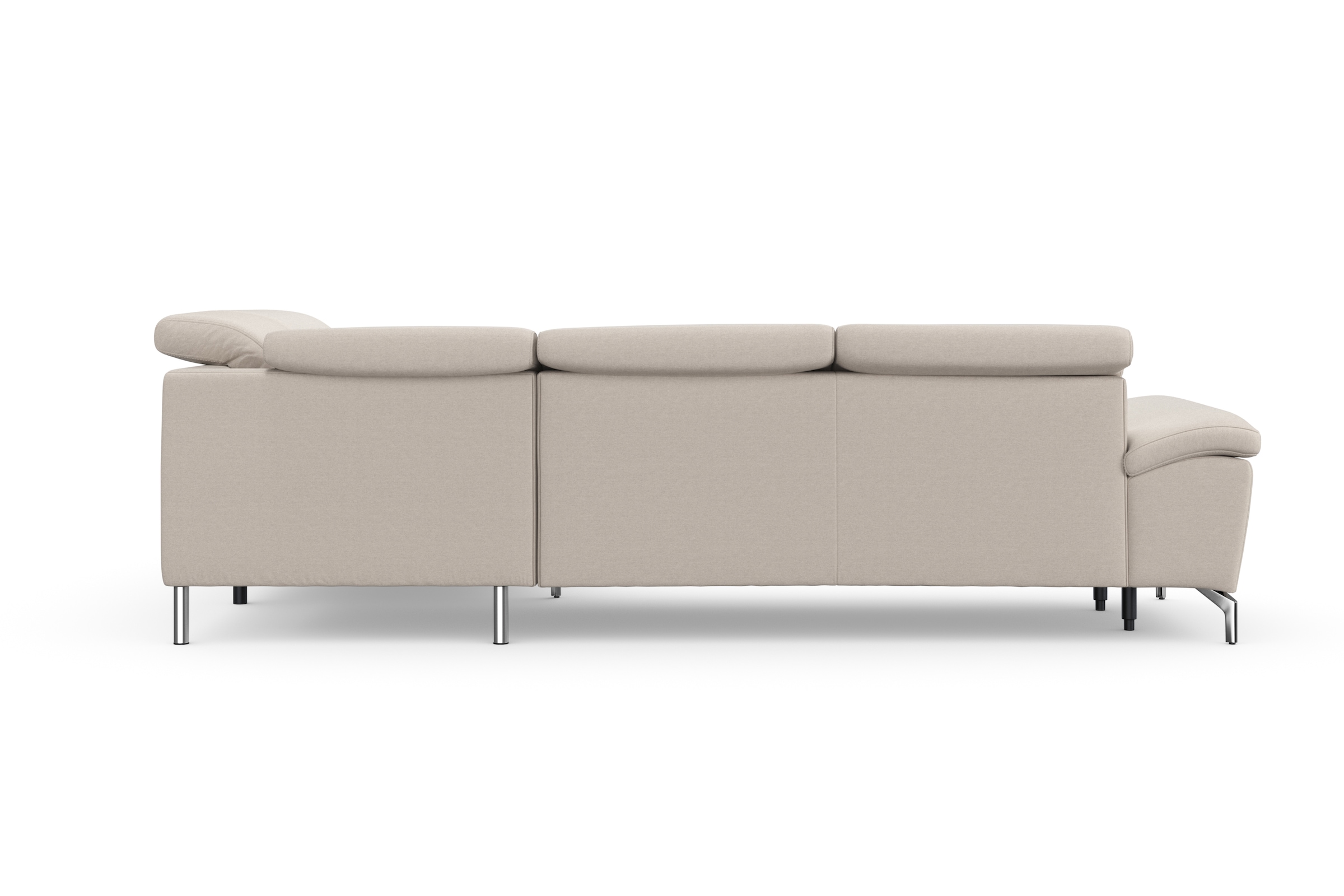 sit&more Ecksofa »Cool L-Form« wahlweise mit Kopfteilverstellung und Vorziehsitz, motorisch