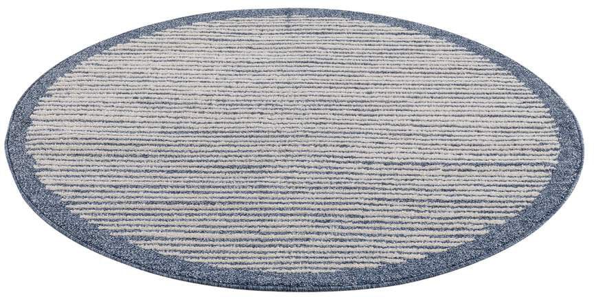 Carpet City Teppich »Art 2231«, rund, 7 mm Höhe, Kurzflor, Streifen-Muster, ideal für Flur & Diele