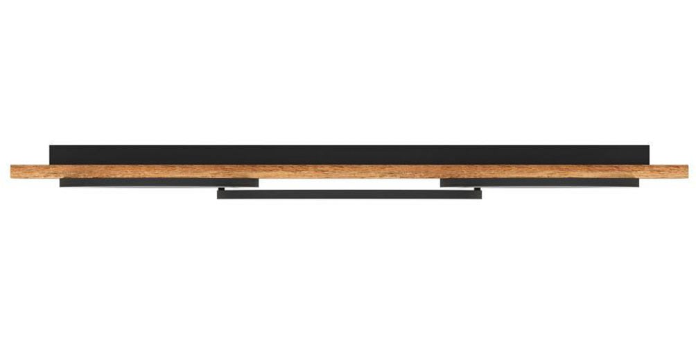 EGLO Deckenleuchte »BOYAL«, 3 flammig, Leuchtmittel LED-Modul | LED fest integriert, Deckenlampe, Küchenlampe, Flurlampe in Schwarz und Braun rustikal