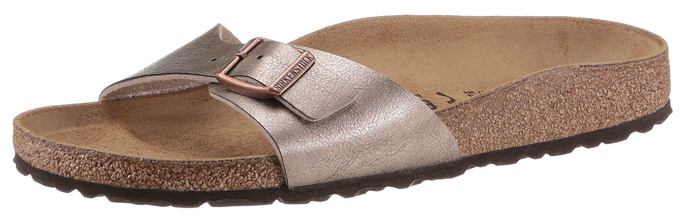 Birkenstock Pantolette »Madrid«, mit Schnallenverschluss, Schuhweite: schmal kaufen