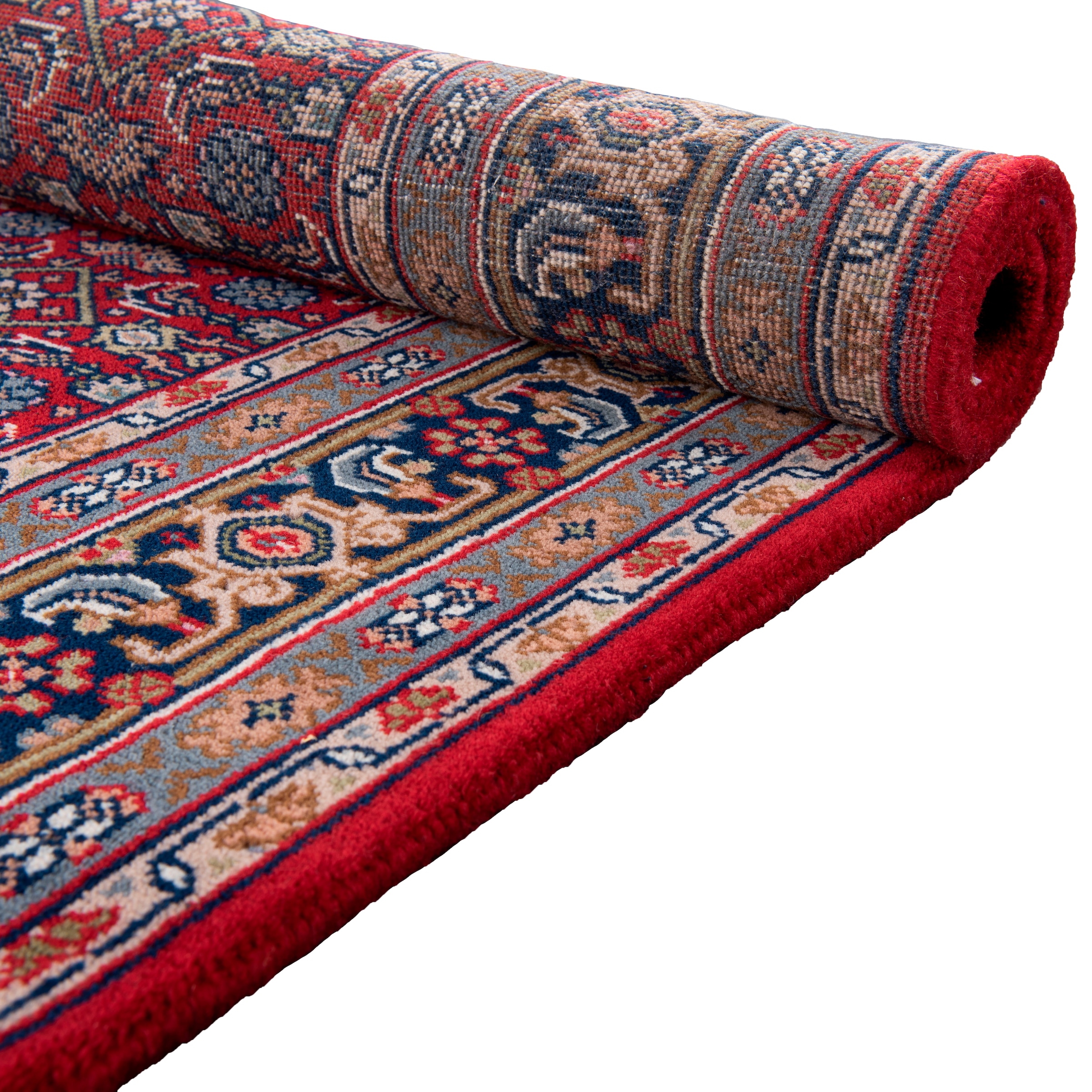 my home Orientteppich »BH Oriantal«, rechteckig, 12 mm Höhe, reine Wolle, handgeknüpft, orientalisches Design, mit Fransen
