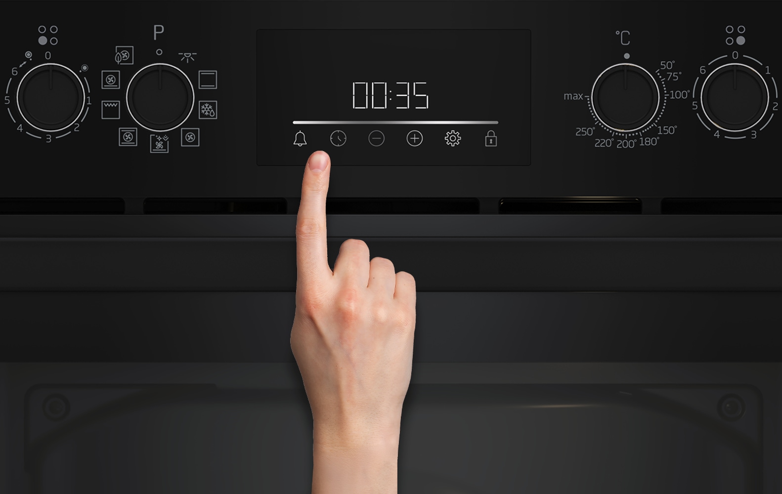 BEKO Pyrolyse Backofen »BCBIM17400BMP« mit 1-fach-Teleskopauszug mit Pyrolyse-Selbstreinigung Mit AirFry knusprig frittieren im Ofen – ganz ohne zusätzliches Fett