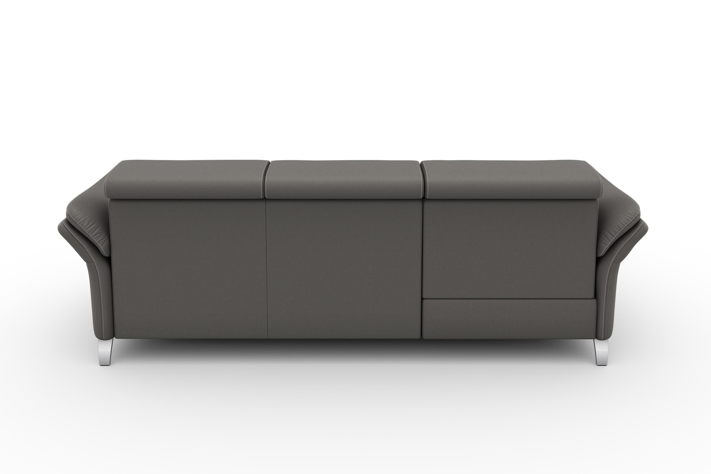 sit&more Ecksofa »Vincenzo L-Form« inklusive Kopfteilverstellung, wahlweise mit Bettfunktion, Bettkasten