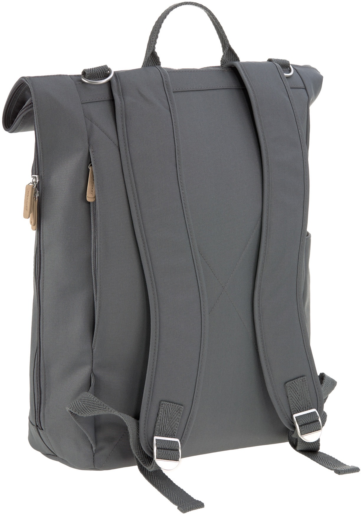 zum PETA-approved vegan; Teil Material »Green LÄSSIG anthracite«, Rolltop, aus Wickelrucksack Label, bei ♕ recyceltem