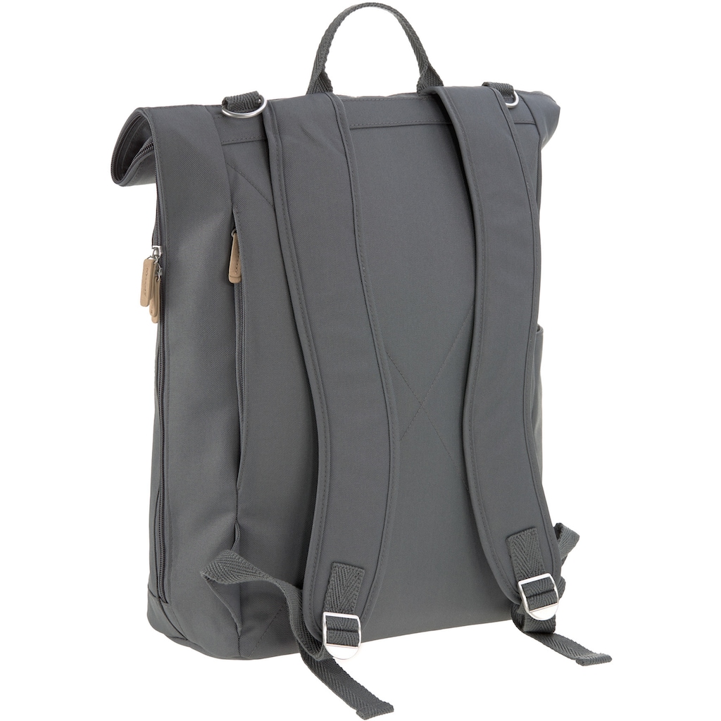 LÄSSIG Wickelrucksack »Green Label, Rolltop, anthracite«