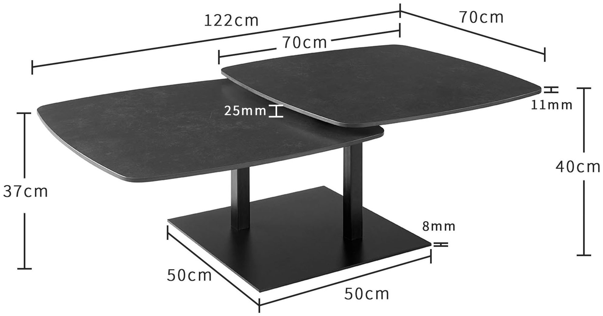 OTTO home Couchtisch »Orsini«