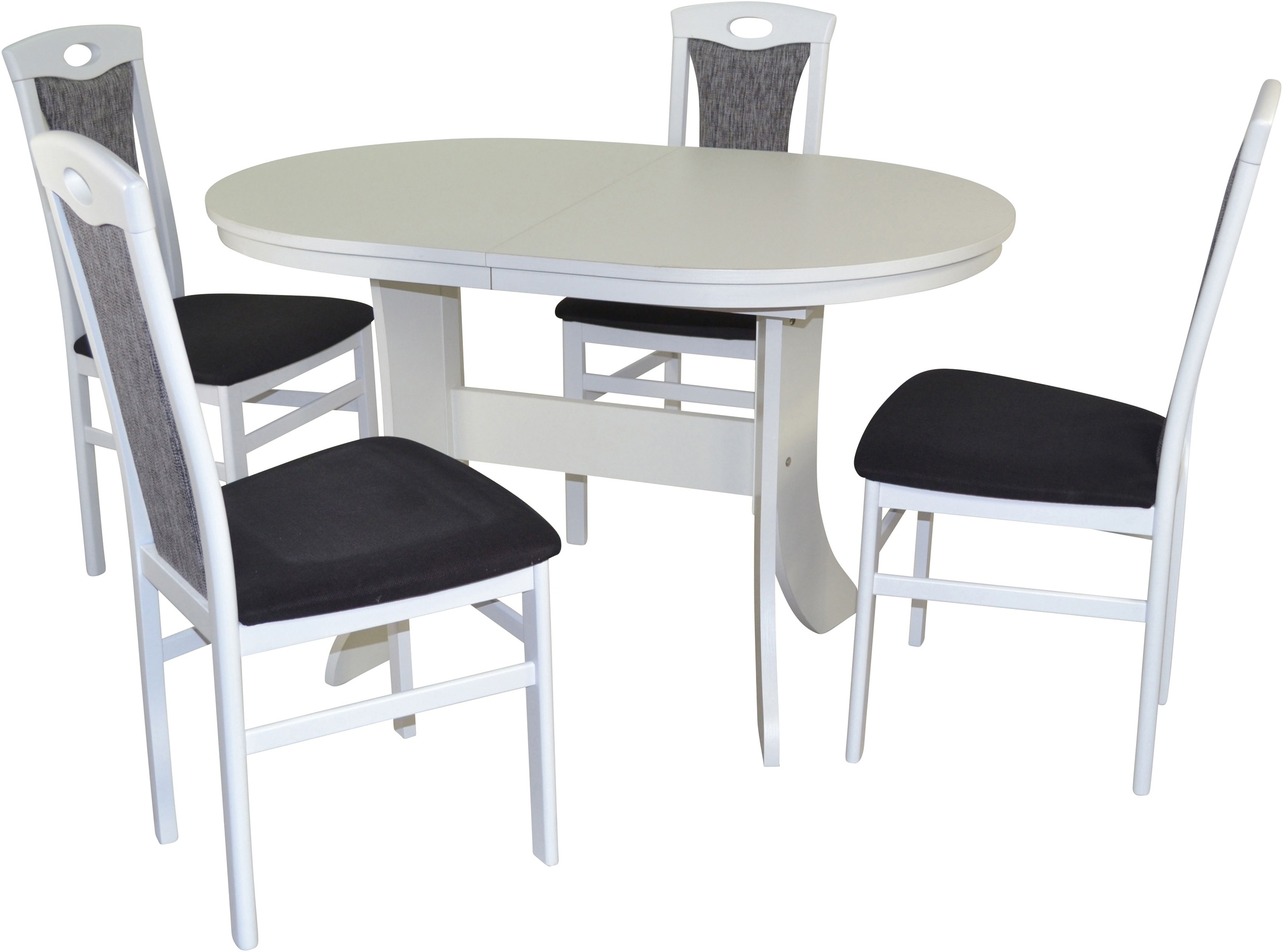 HOFMANN LIVING AND MORE Essgruppe »5tlg. Tischgruppe«, (Spar-Set, 5 tlg., 5tlg. Tischgruppe), Stühle montiert
