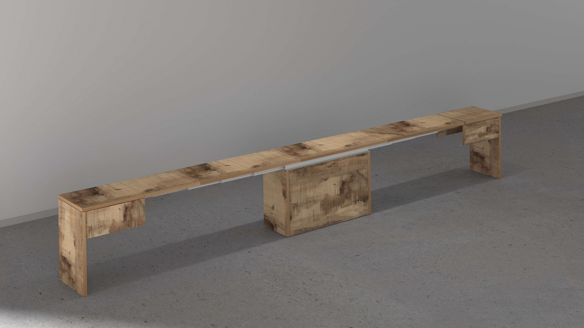 INOSIGN Sitzbank »Praktika, Sitzbank, Bank« 1 Stk. tlg. mit Auszugsfunktion, ausziehbar von 66  auf 290 cm