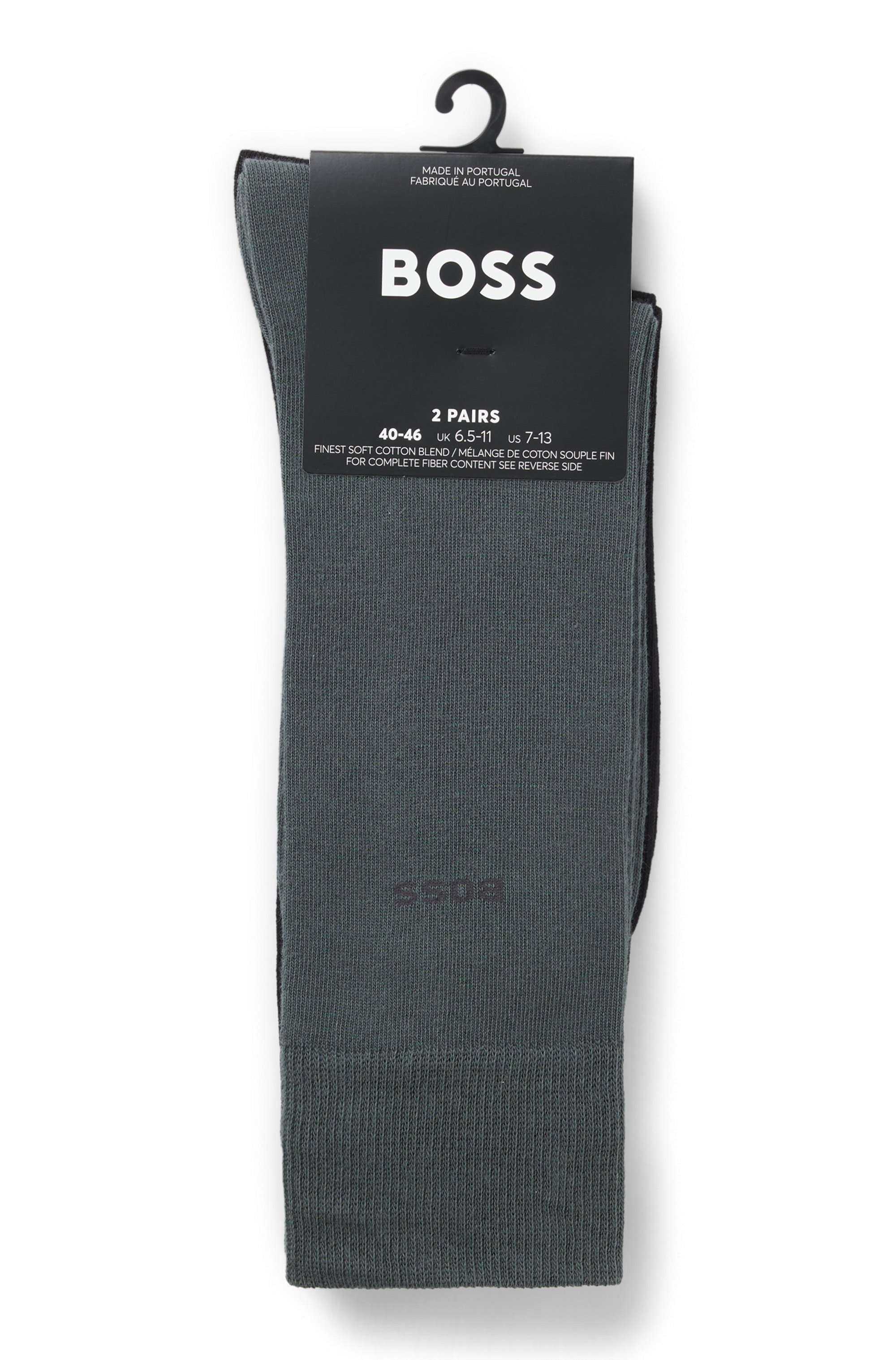 BOSS Businesssocken »2P RS Uni CC« Packung, 2er, 2 Paar tlg. mit Markenlogo