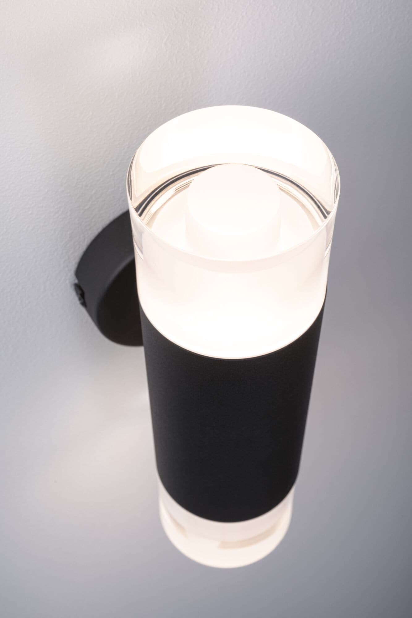 Paulmann Wandleuchte »Selection Bathroom Wand-/Deckenleuchte Kame IP44 Signalschwarz 2er« 1 Stk. Warmweiß