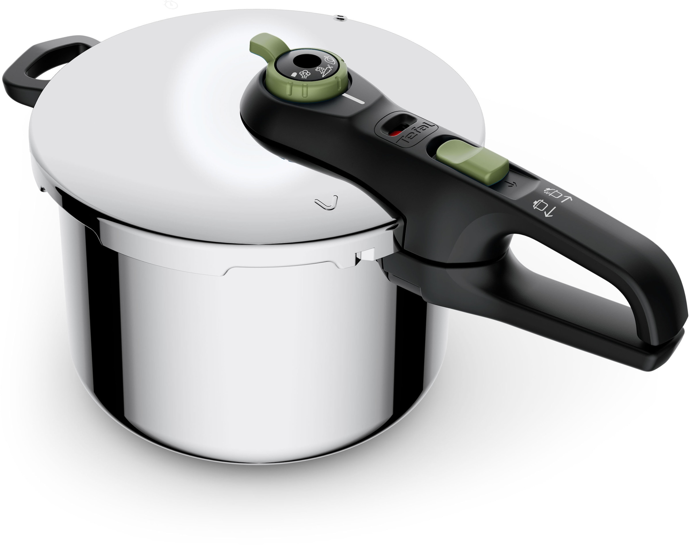 Tefal Secure Trendy Schnellkochtopf ohne Korb 6 L, P25807