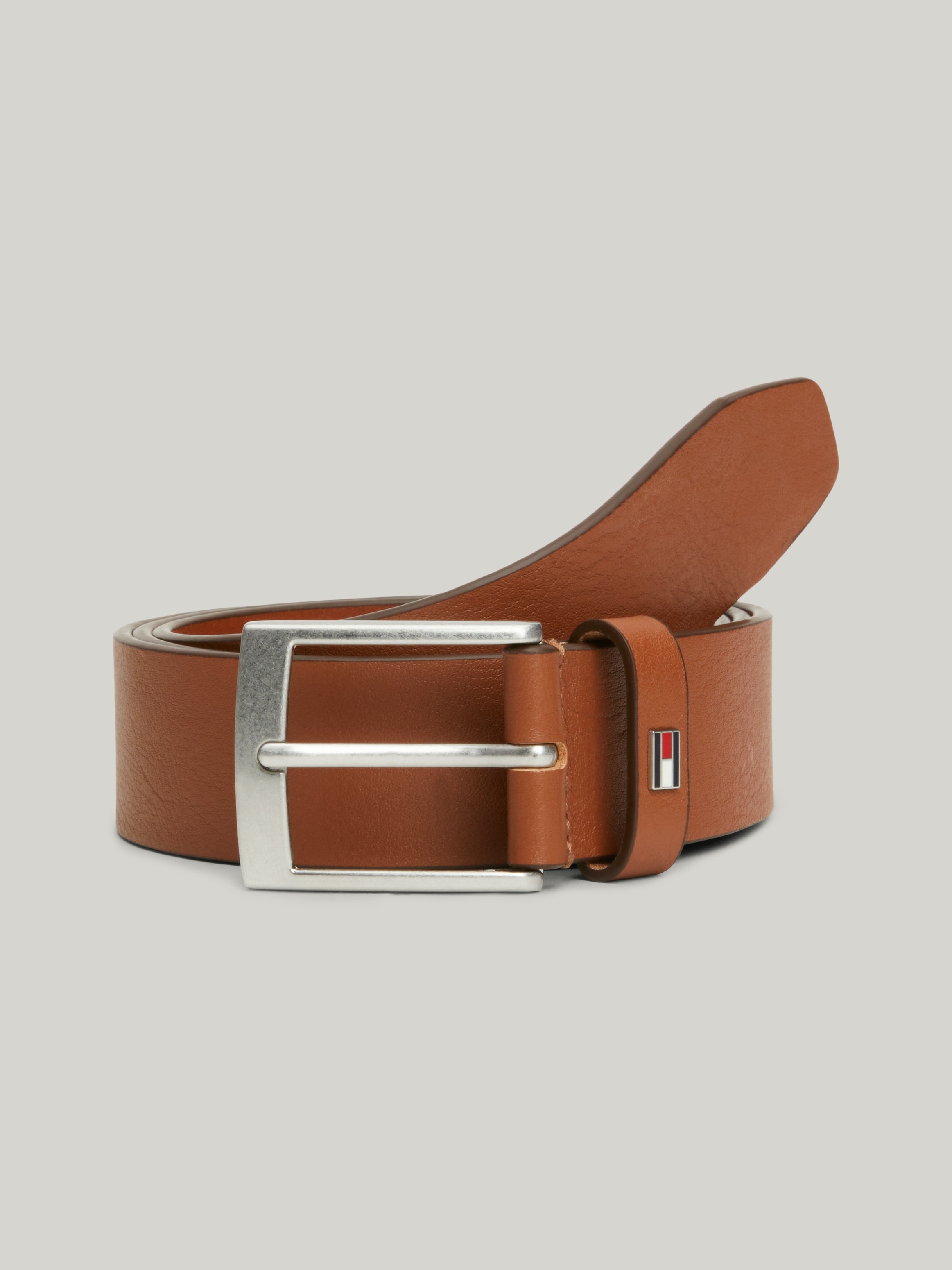 Tommy Hilfiger Ledergürtel »Adan New Leather 3,5cm«, mit Logoprägung