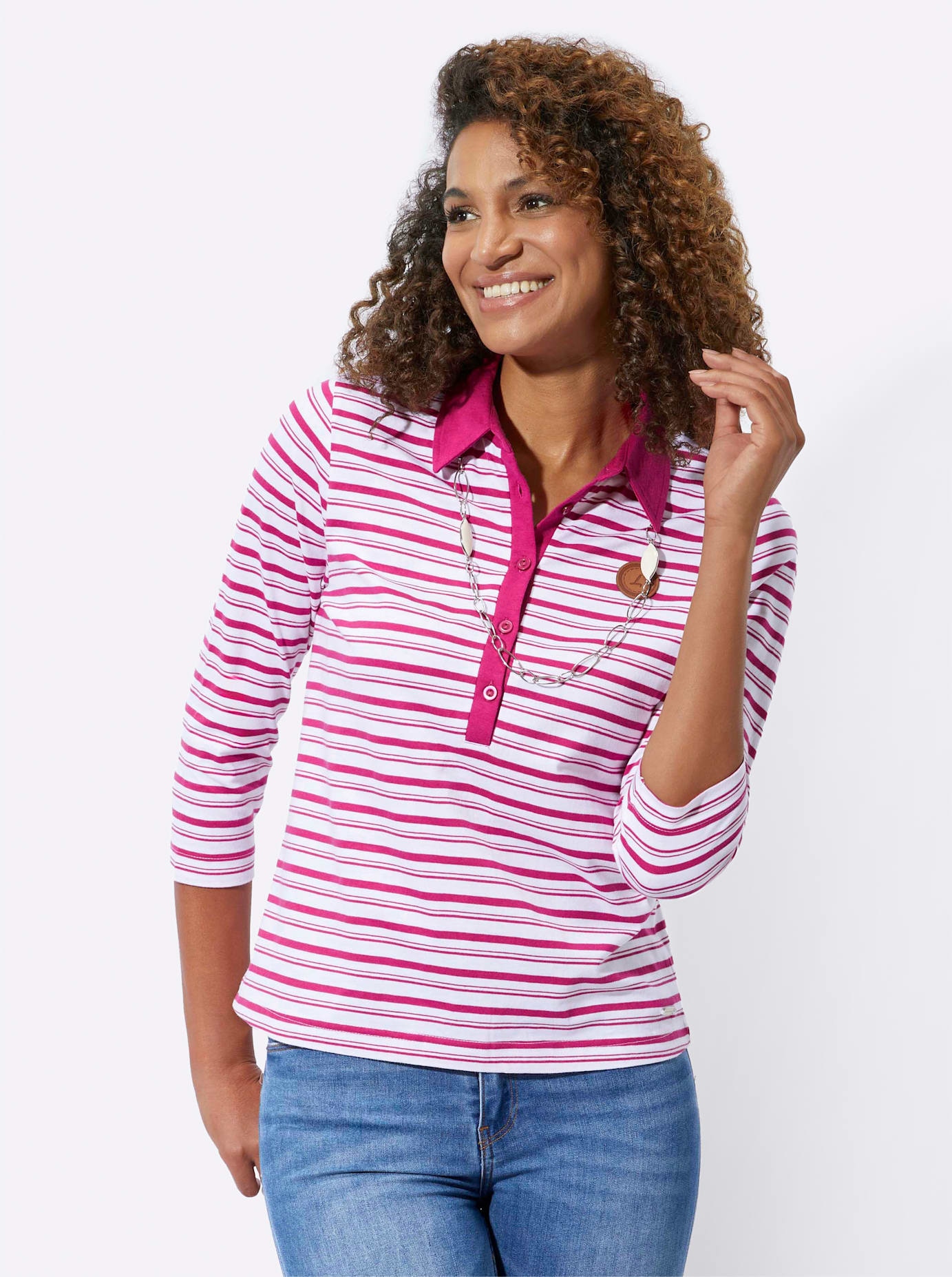 Casual Looks Poloshirt »Poloshirt«, (1 tlg.)