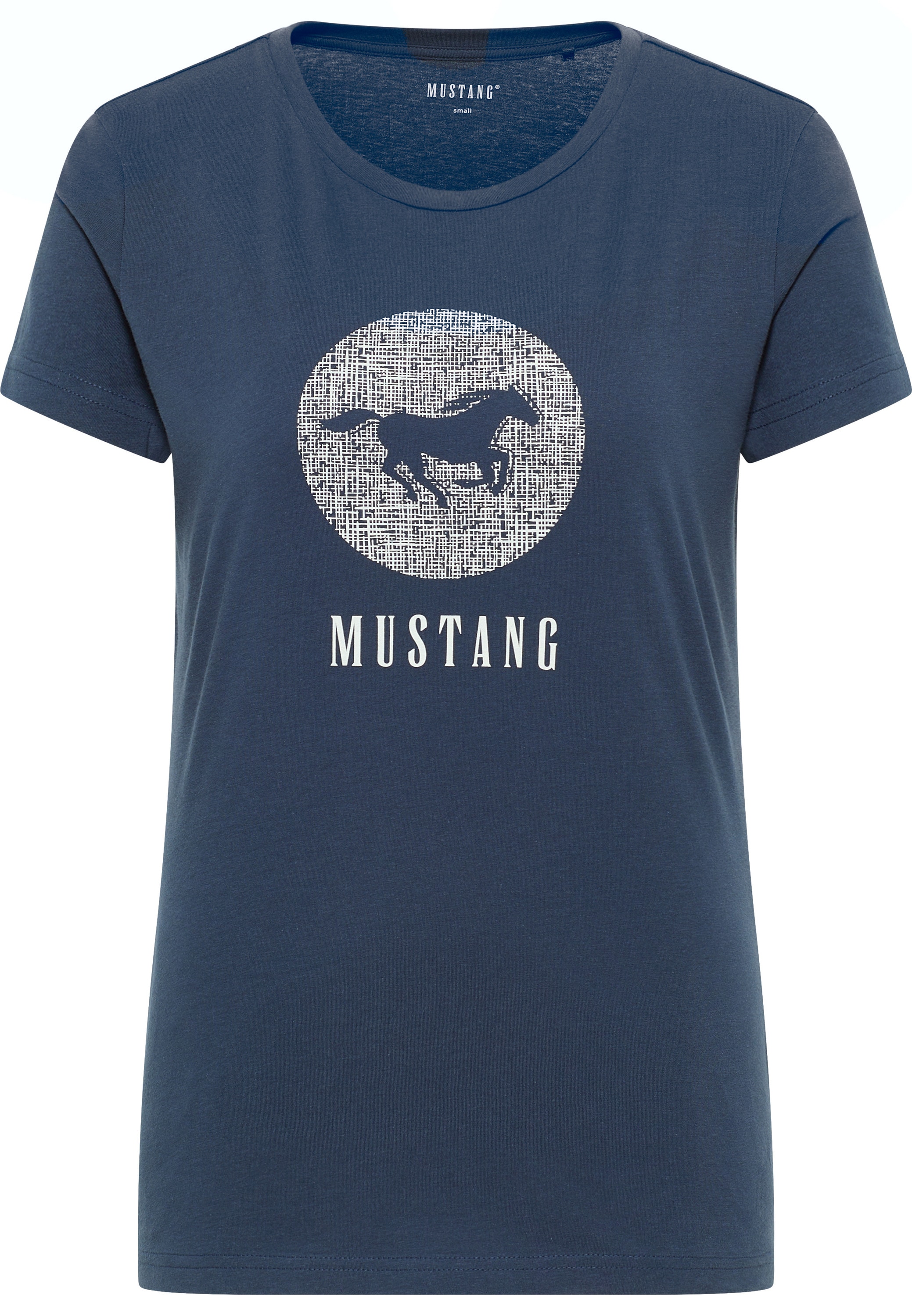 Print-Shirt« Kurzarmshirt ♕ MUSTANG »Mustang T-Shirt bei