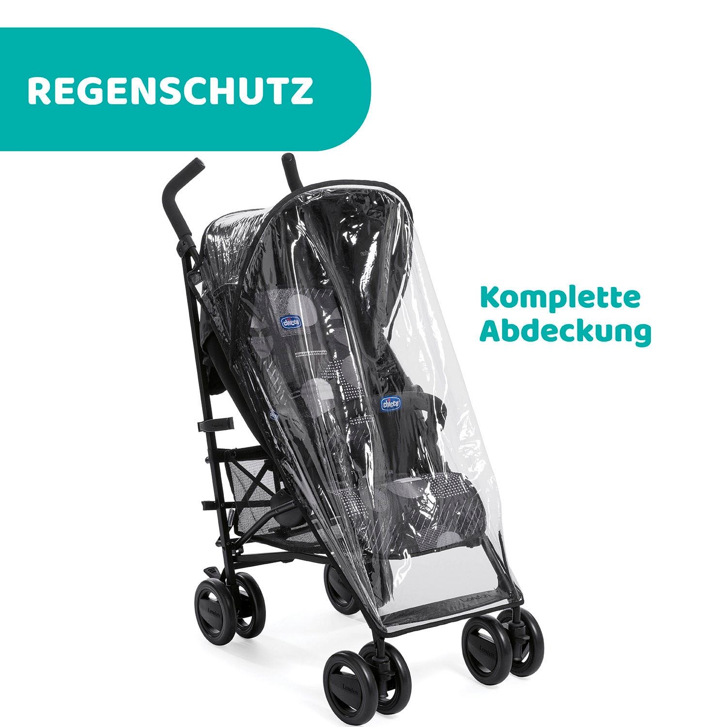 Chicco Kinder-Buggy »London, matrix«, mit schwenk- und feststellbaren Vorderrädern;