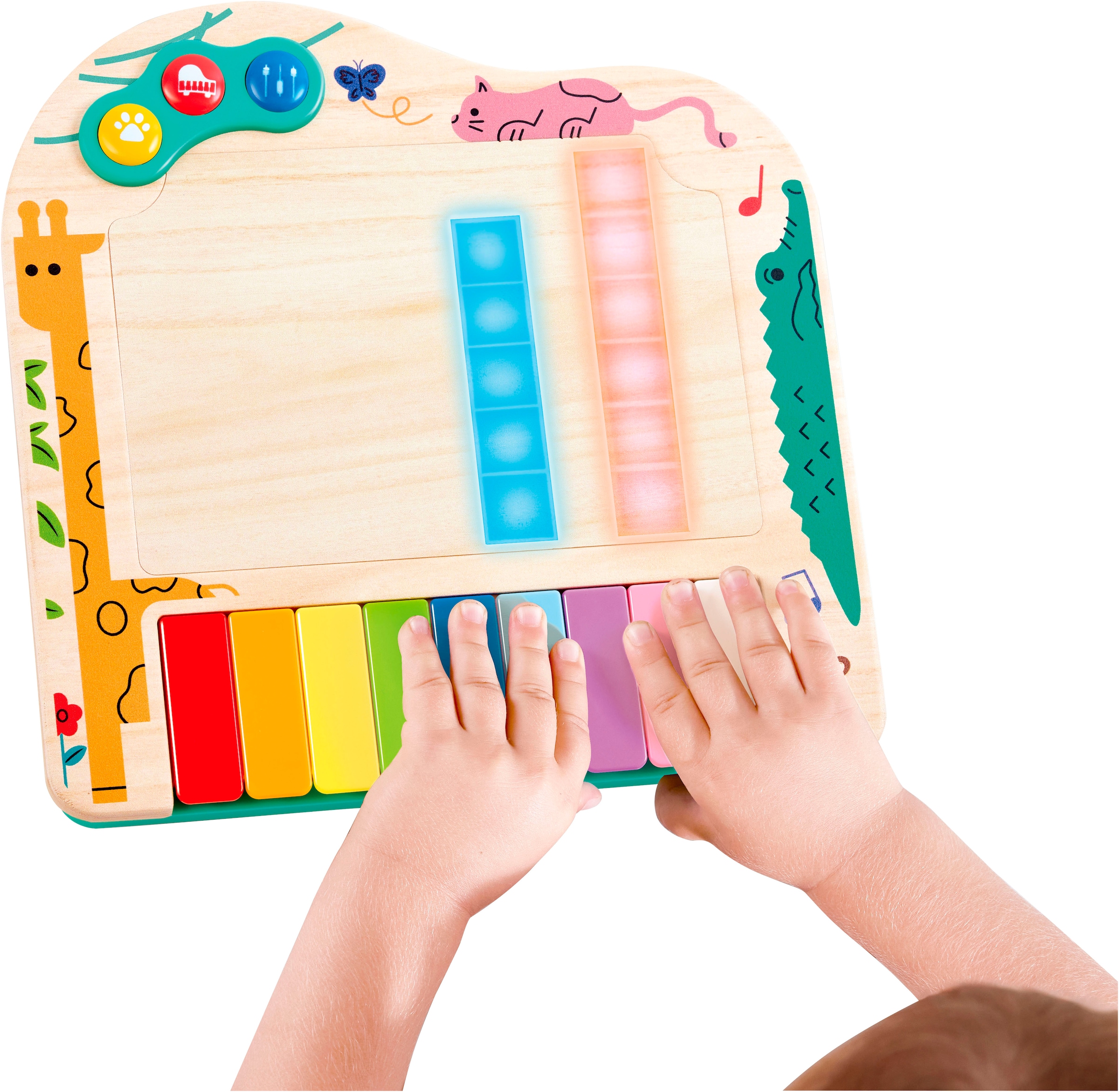 Hape Spielzeug-Musikinstrument »Dynamisches Pixel-Piano«, mit Licht- und Soundfuktion