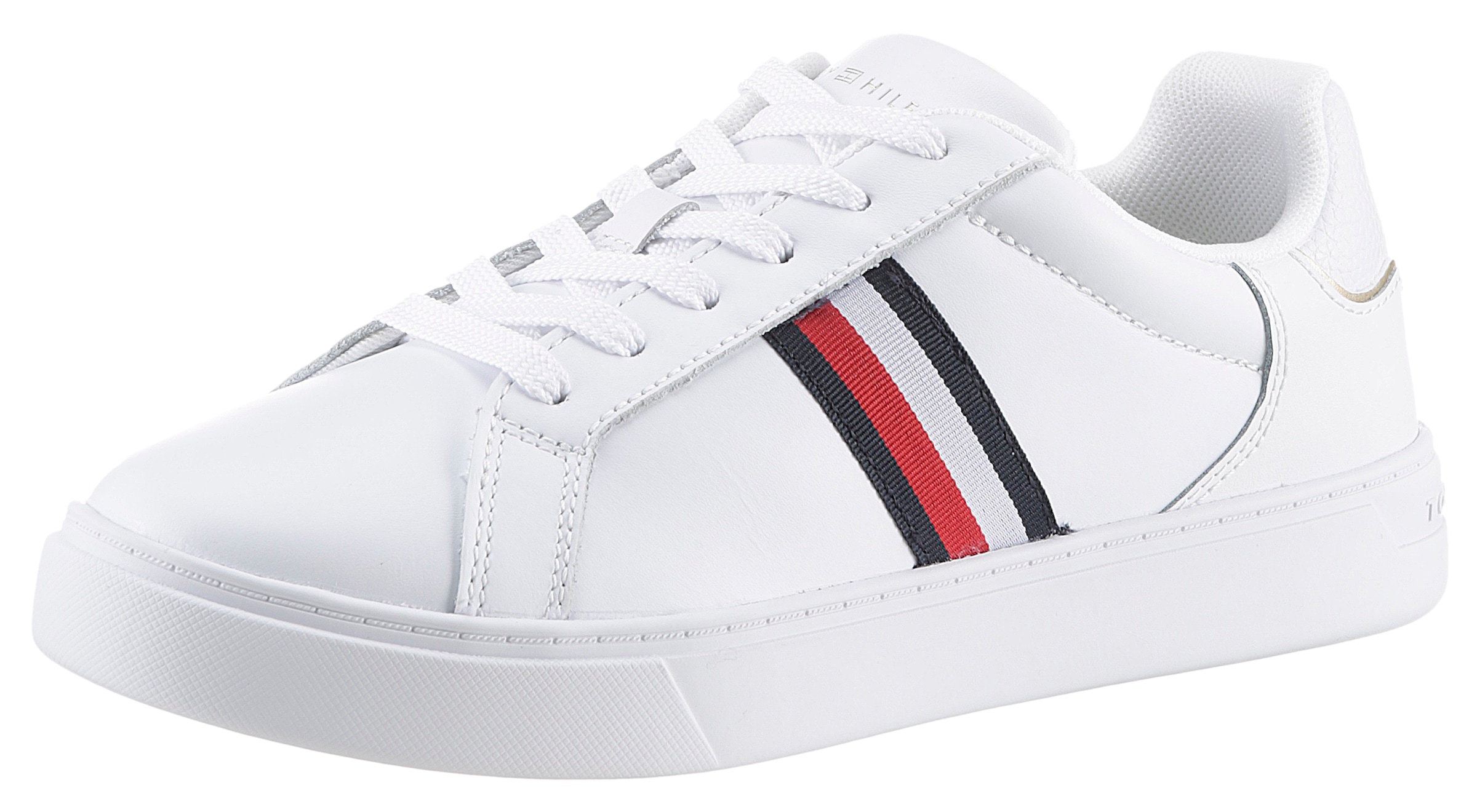 Sneaker »ESSENTIAL COURT SNEAKER STRIPES«, Freizeitschuh, Halbschuh, Schnürschuh mit...