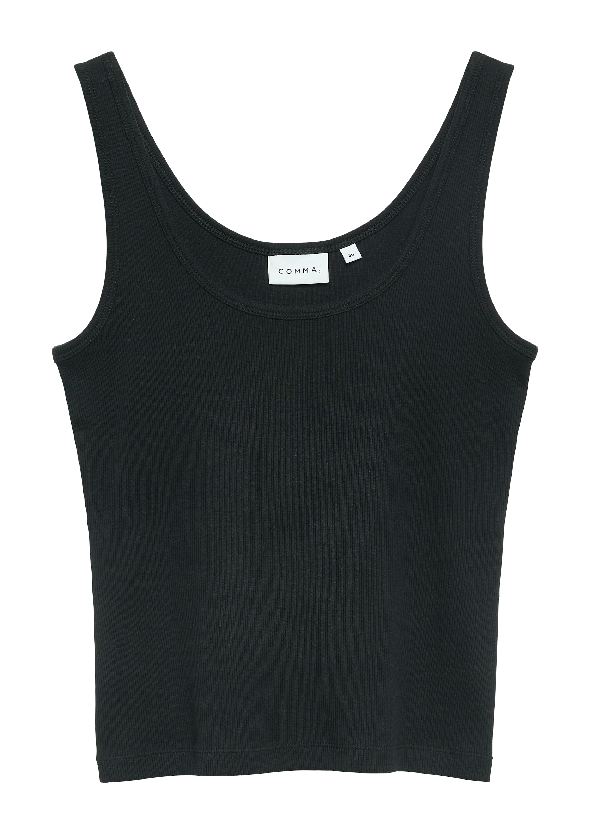 Comma Ripptanktop mit Stretch