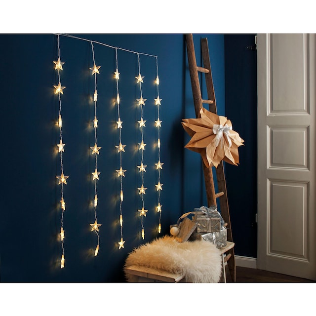 Star-Max LED-Lichtervorhang »Weihnachtsdeko«, LED-Fenster-Vorhang bequem  kaufen