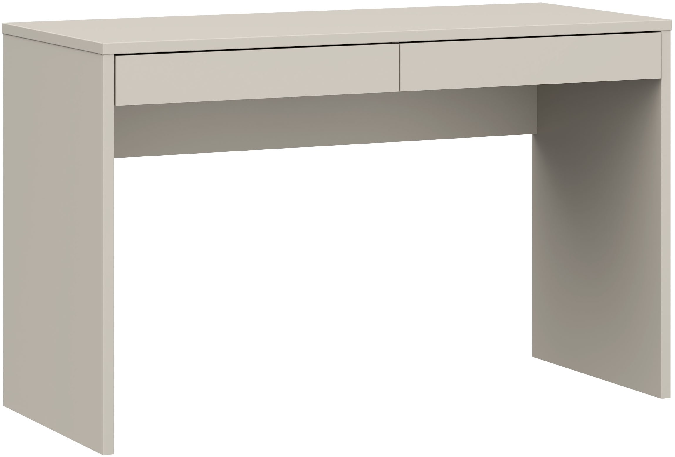 FORTE Schreibtisch »Milles« 2 Schubkästen mit Vollauszug, B/H/T 124,8/77,3/53,1 cm